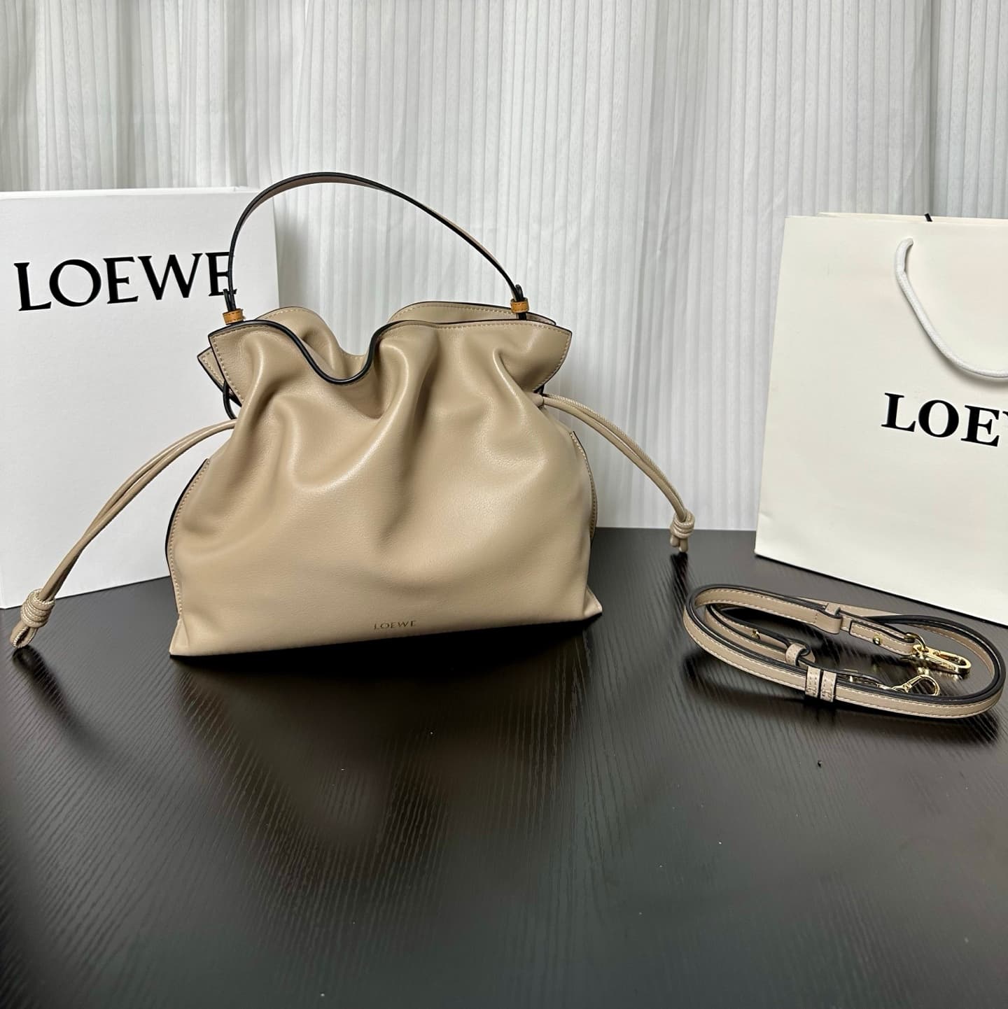 Loewe Grey Large Crossbody Bag
