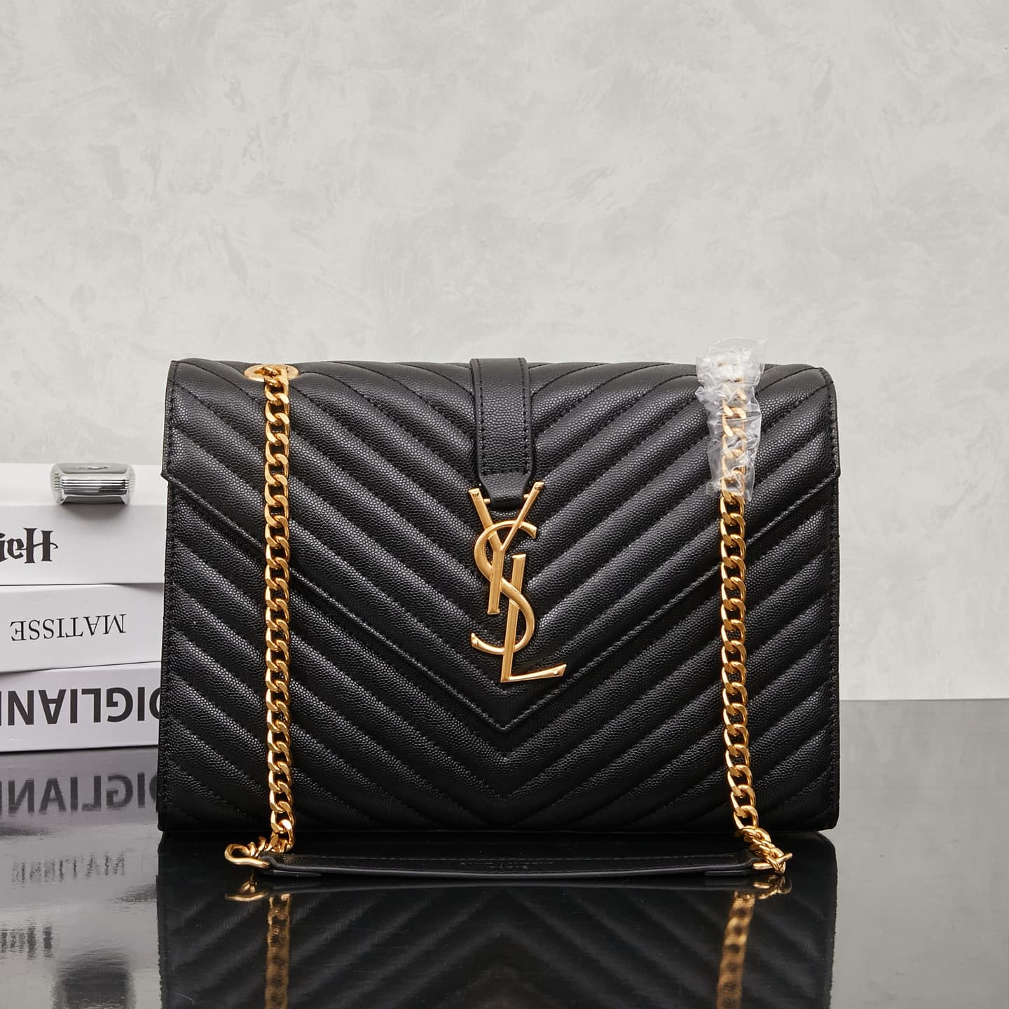 Saint Laurent Black Large Bag 1856