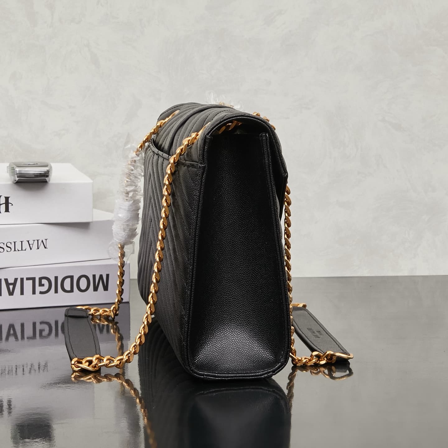 Saint Laurent Black Large Bag 1856