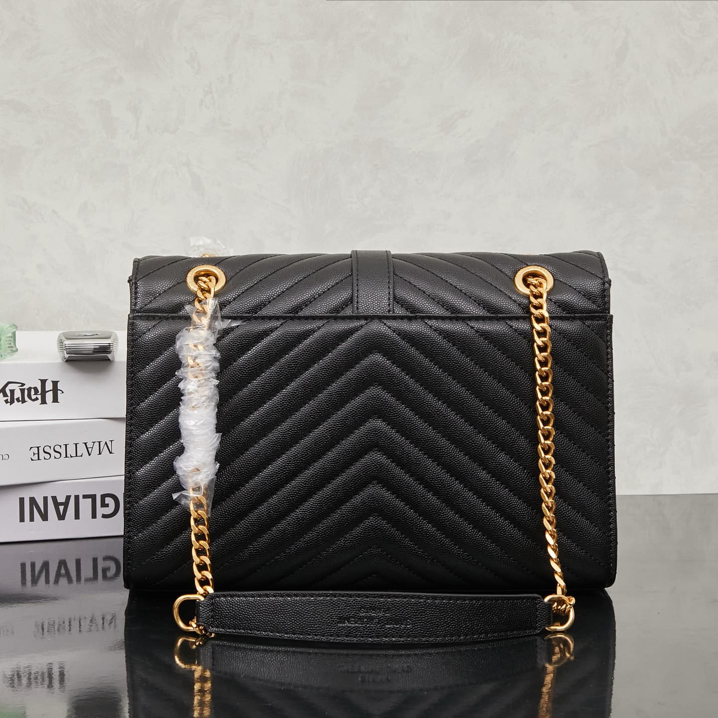 Saint Laurent Black Large Bag 1856