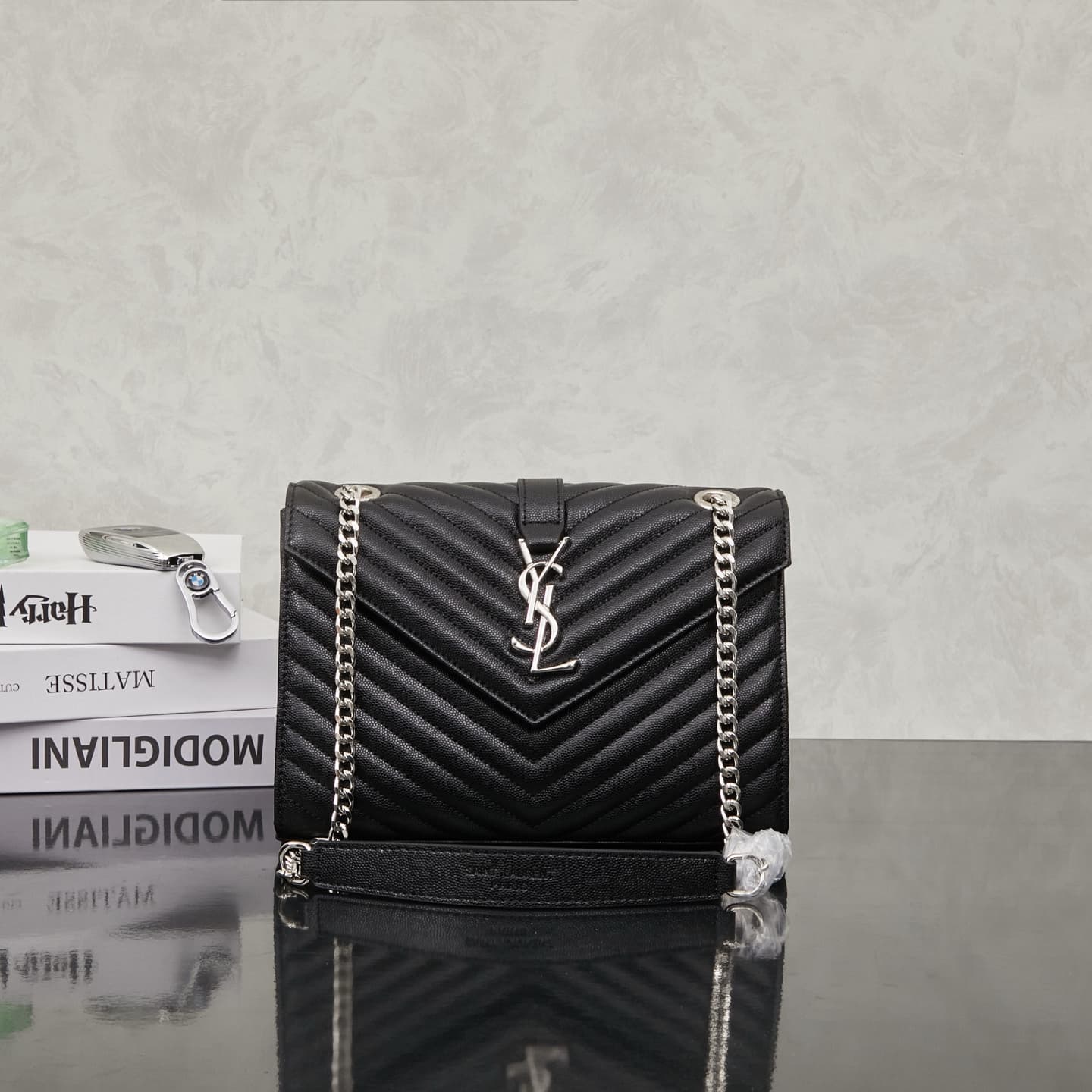 Saint Laurent Black Medium Bag 1857