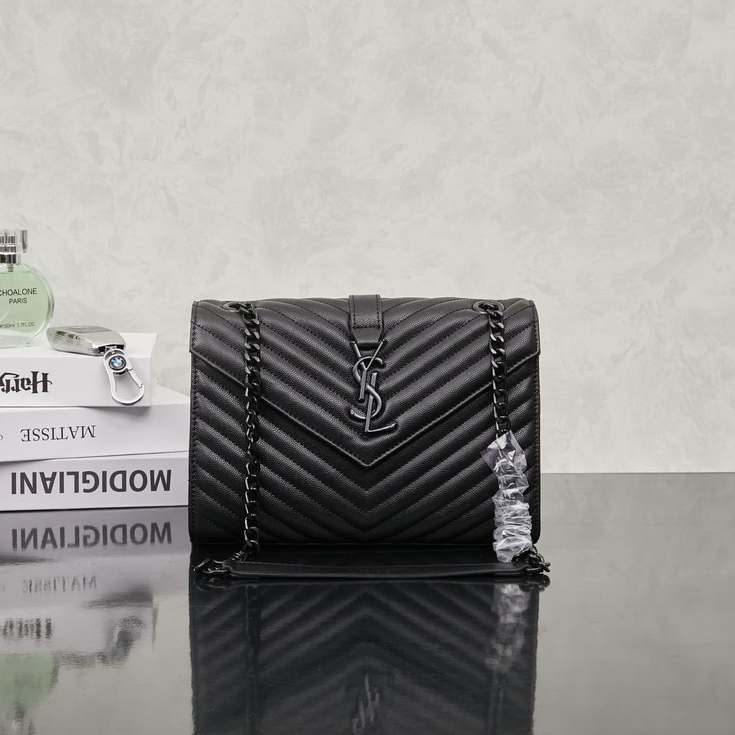 Saint Laurent Black Medium Bag 1857