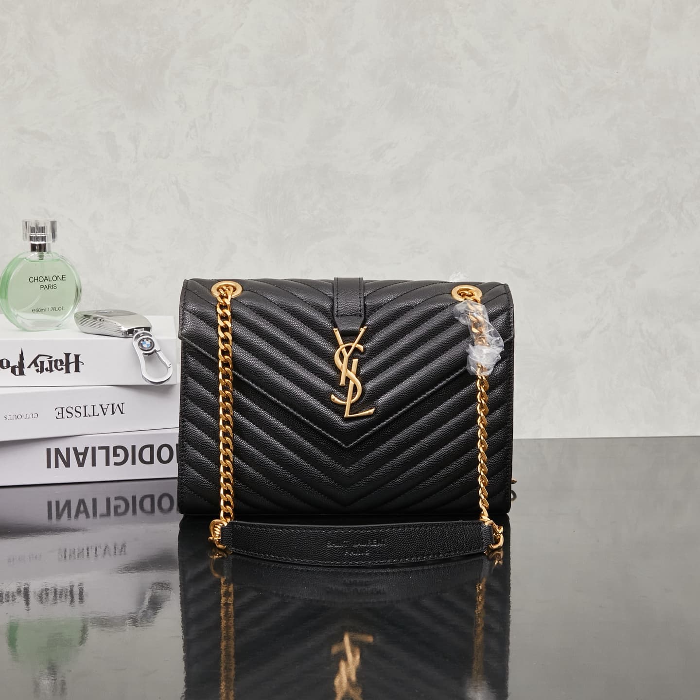 Saint Laurent Black Medium Bag 1857