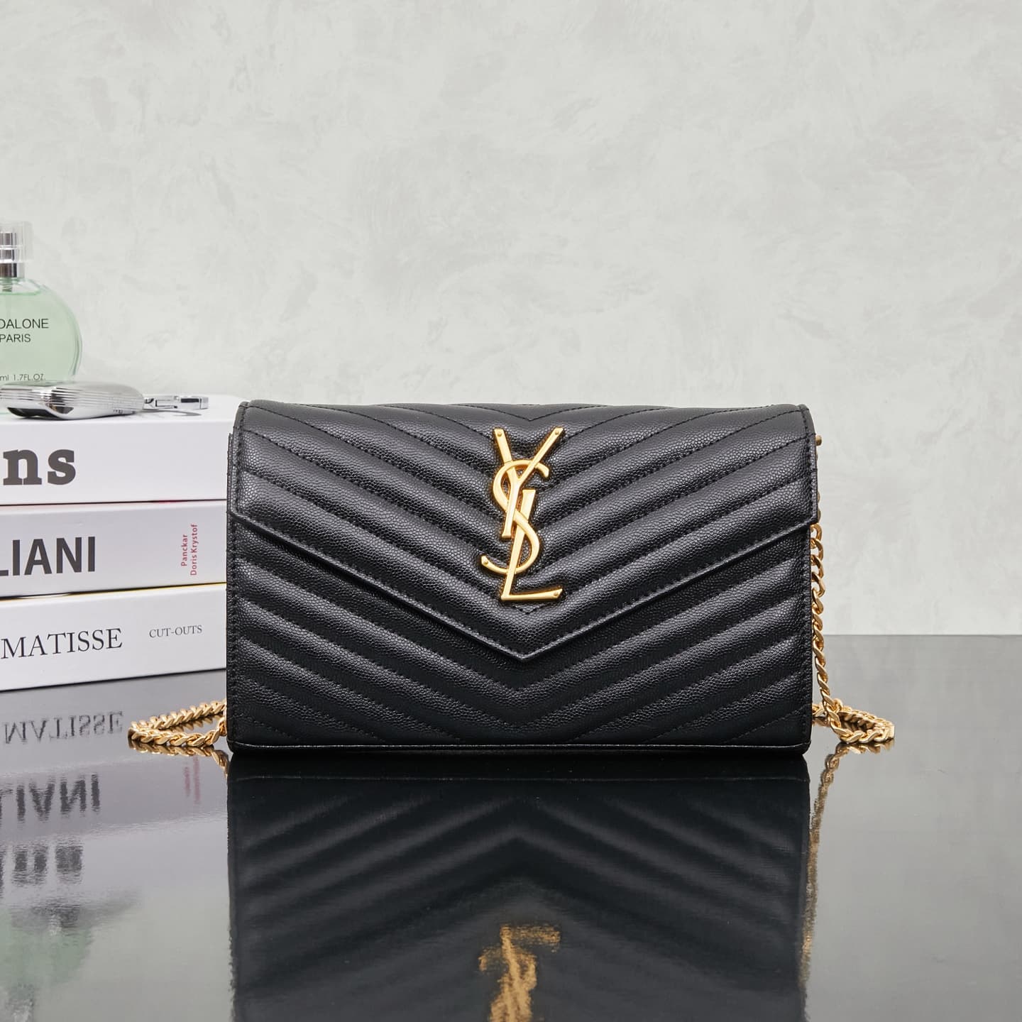 Saint Laurent Gold Bag 18555