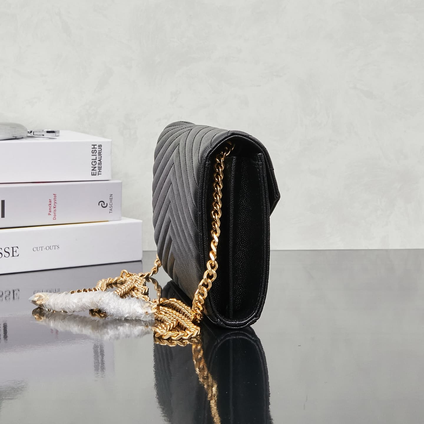 Saint Laurent Gold Bag 18555