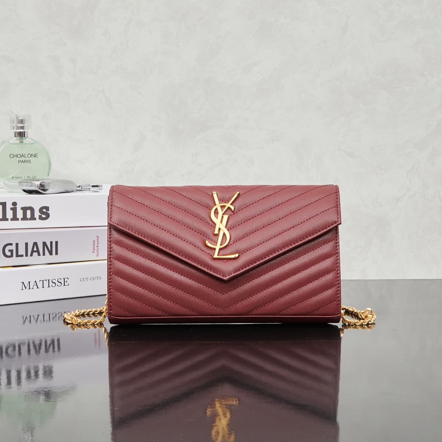 Saint Laurent Gold Bag 18555