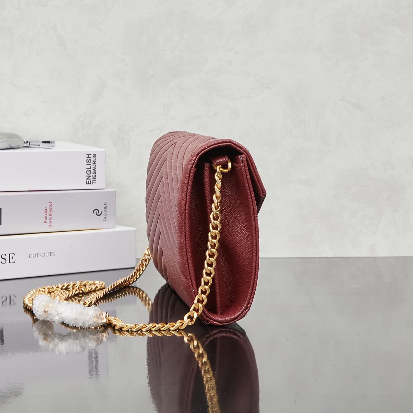 Saint Laurent Gold Bag 18555
