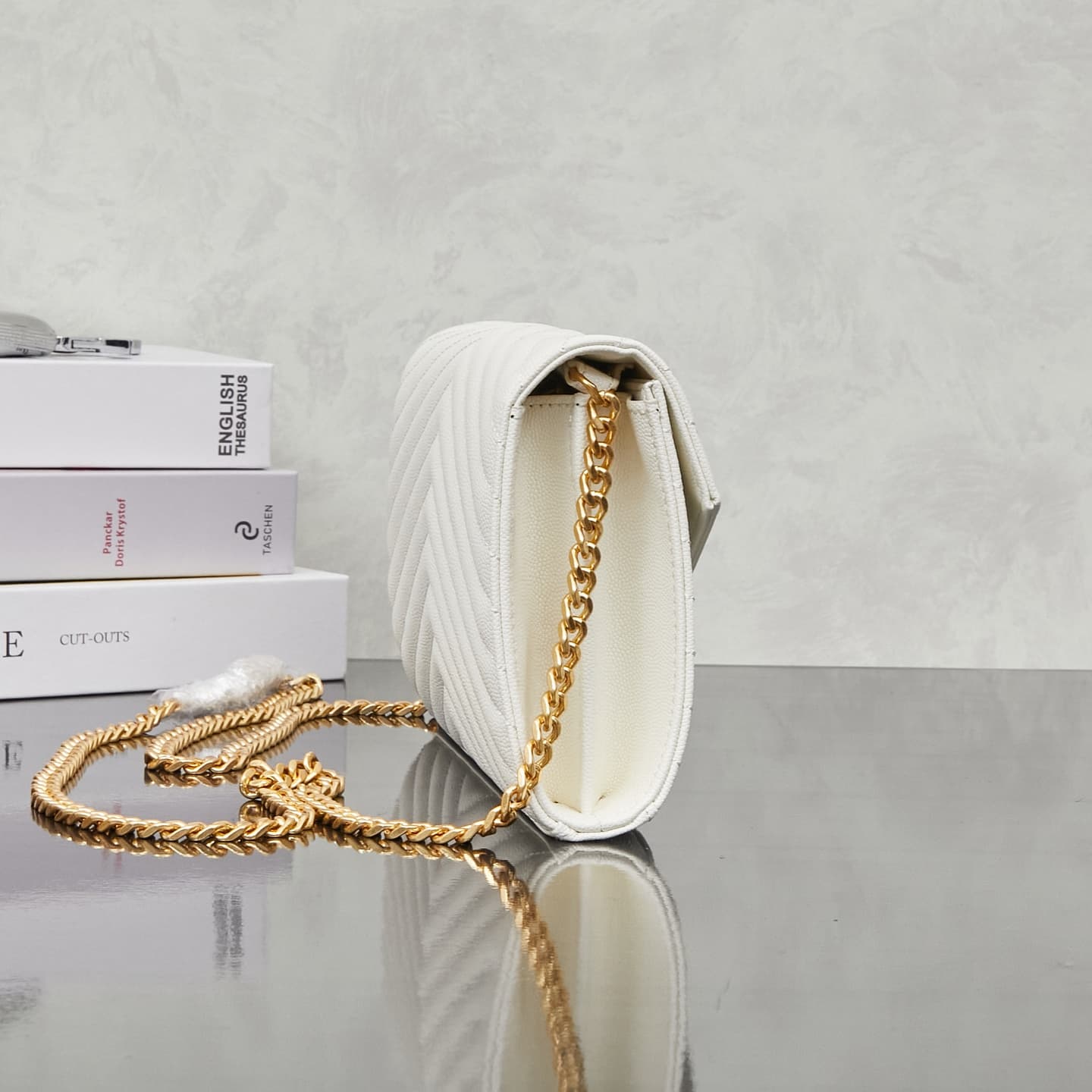 Saint Laurent Gold Bag 18555