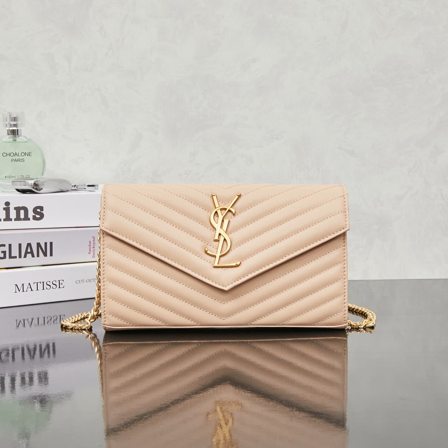 Saint Laurent Gold Bag 18555