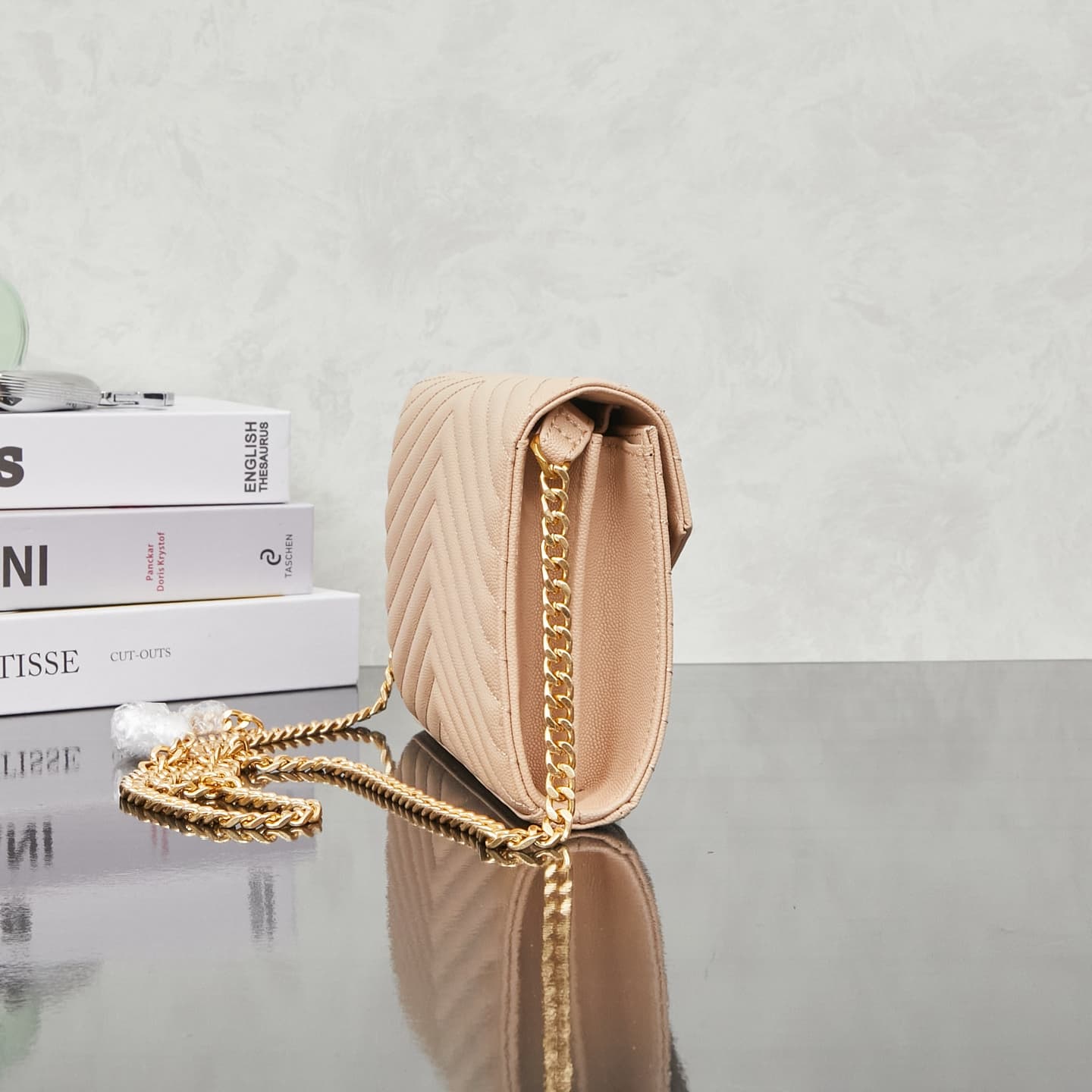 Saint Laurent Gold Bag 18555