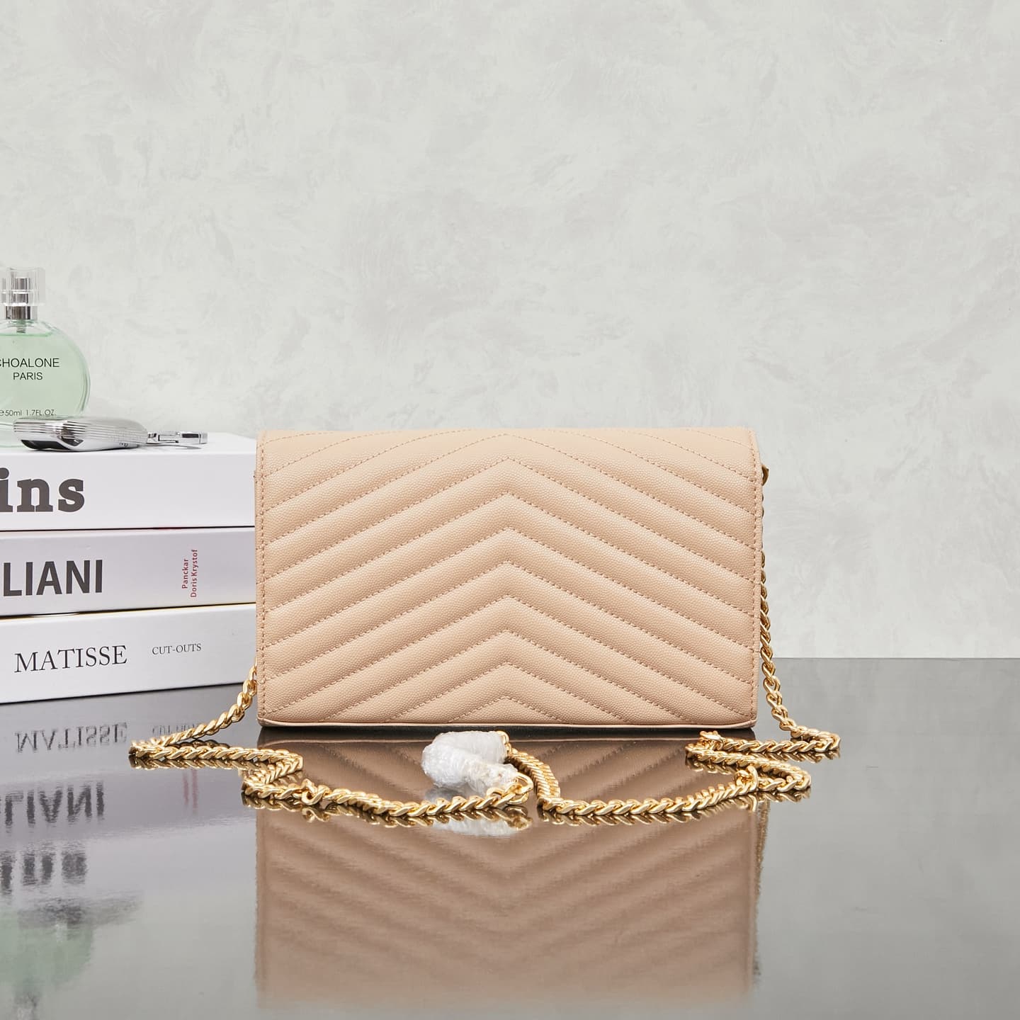 Saint Laurent Gold Bag 18555