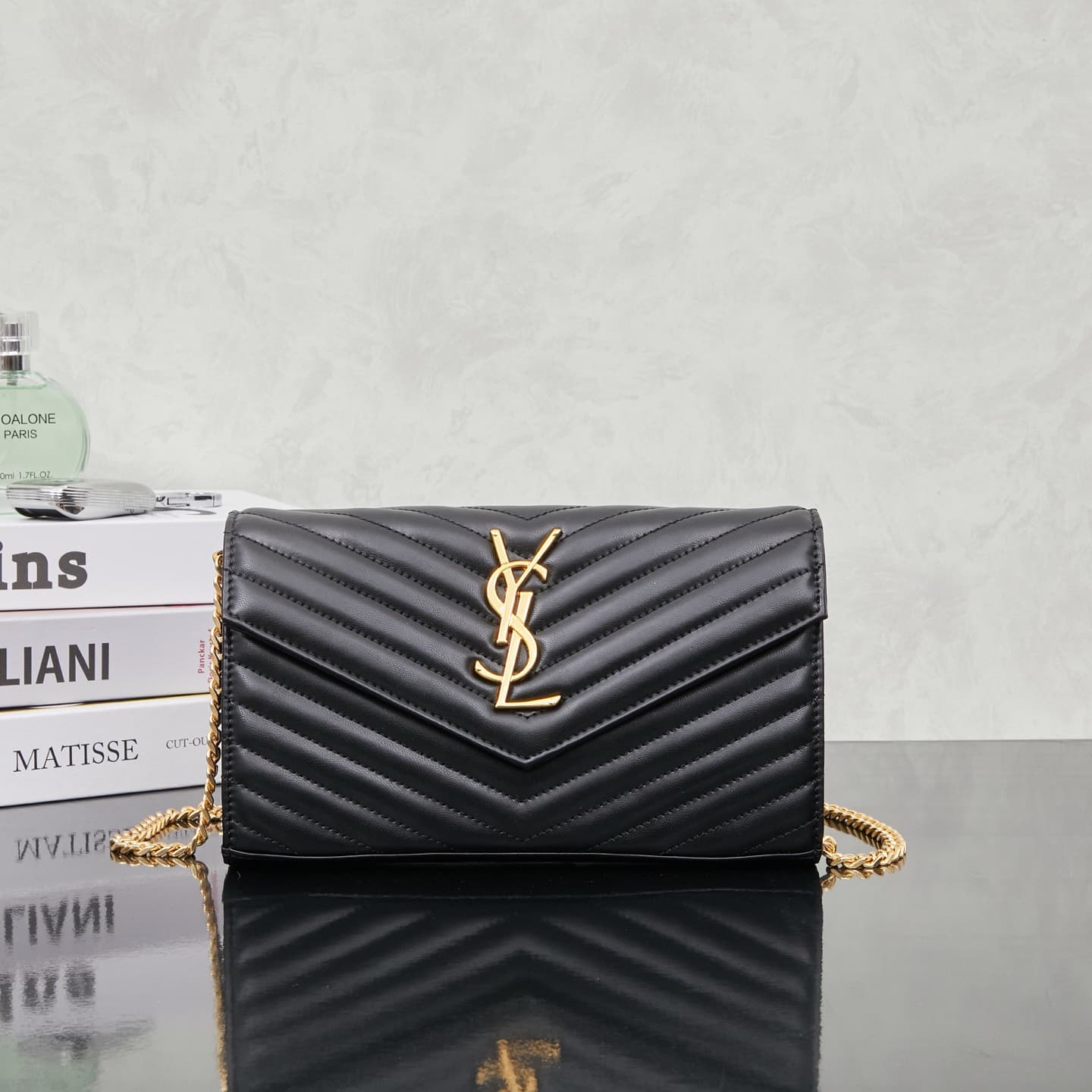 Saint Laurent Gold Bag 18555
