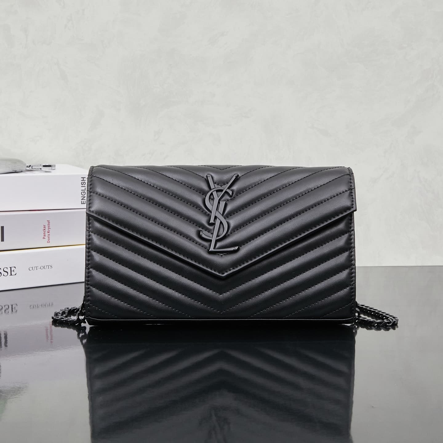Saint Laurent Gold Bag 18555