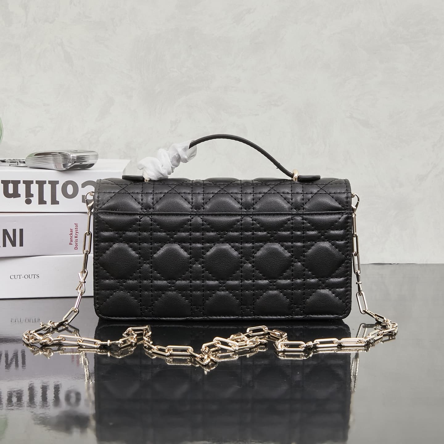 Dior Black Mini Crossbody Bag 6621