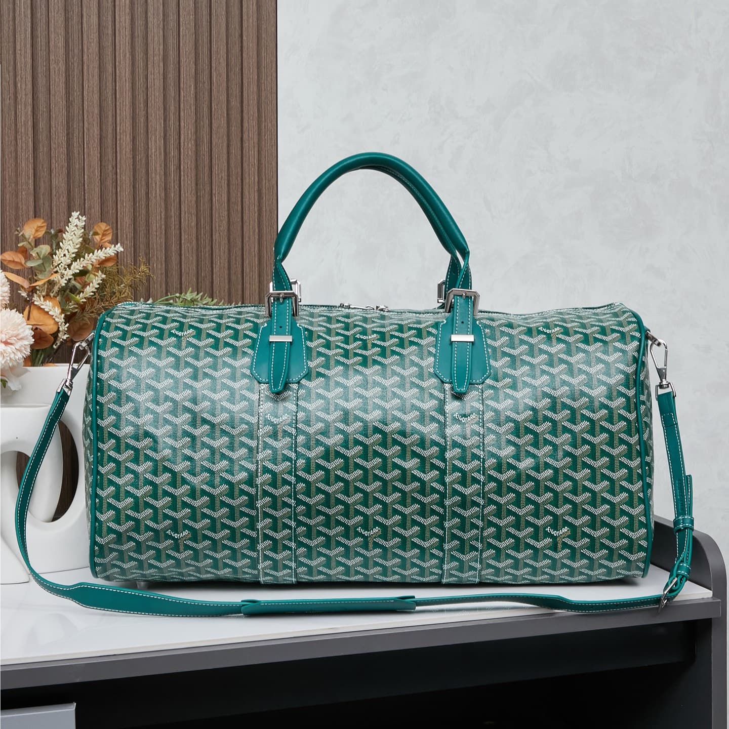 Goyard Grey Medium Crossbody Bag