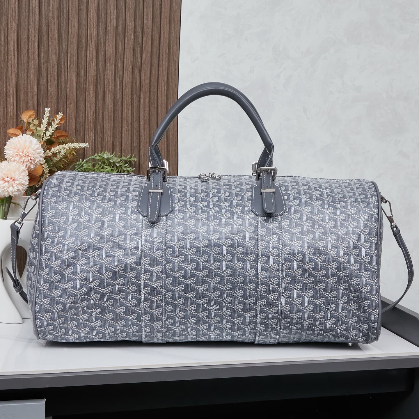 Goyard Grey Medium Crossbody Bag
