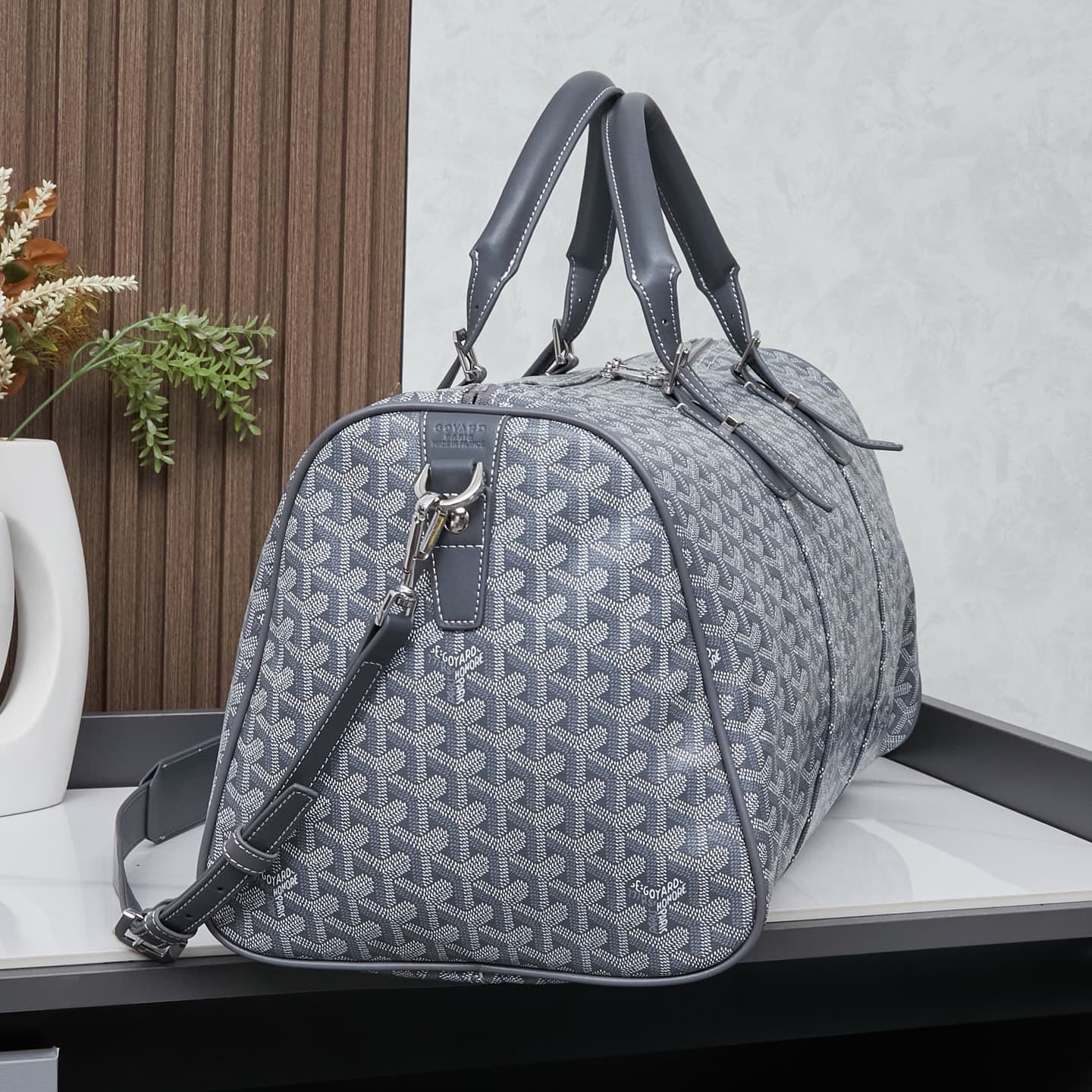 Goyard Grey Medium Crossbody Bag