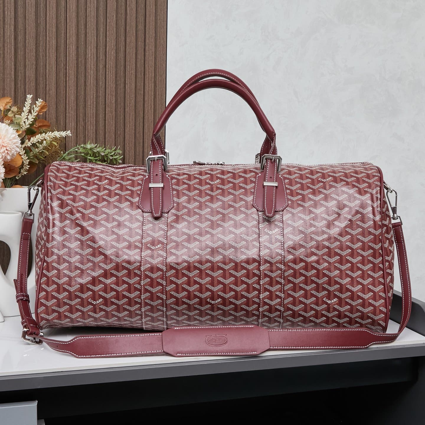 Goyard Grey Medium Crossbody Bag