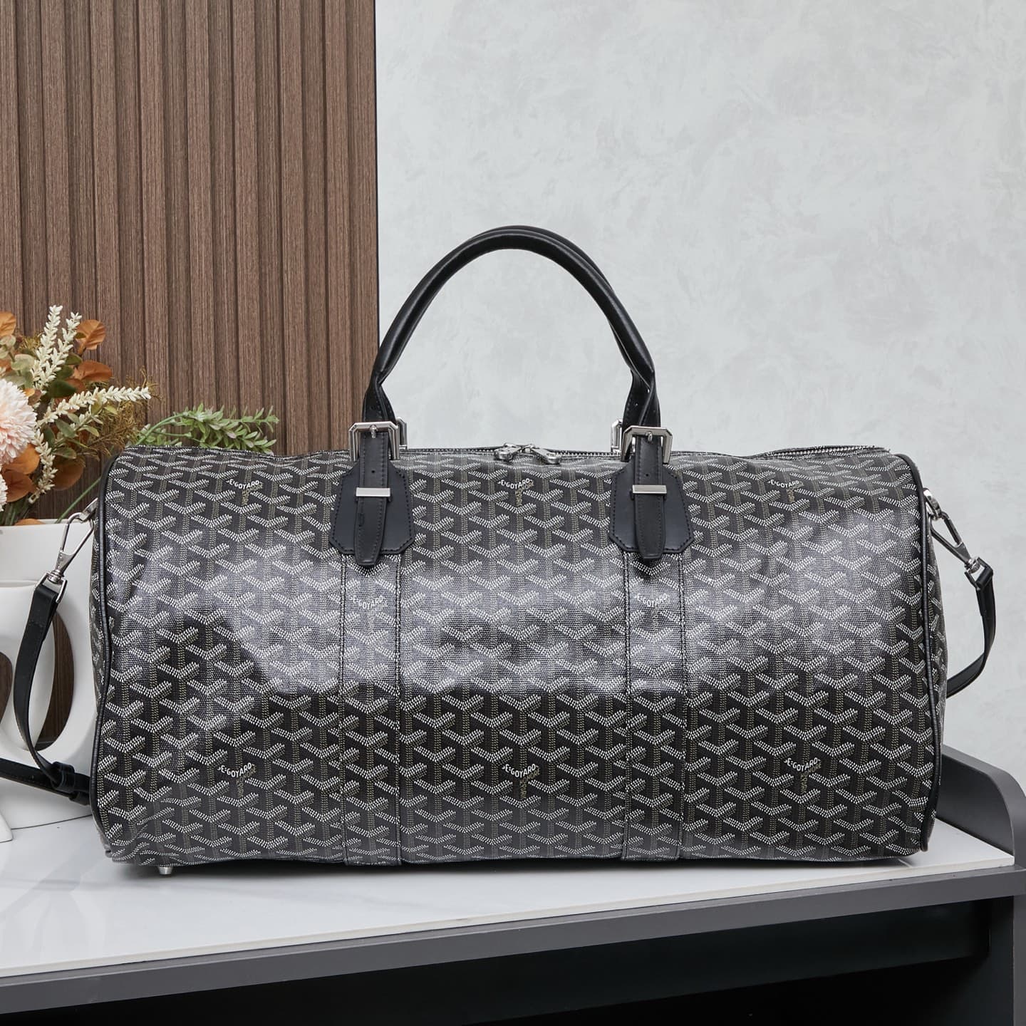 Goyard Grey Medium Crossbody Bag