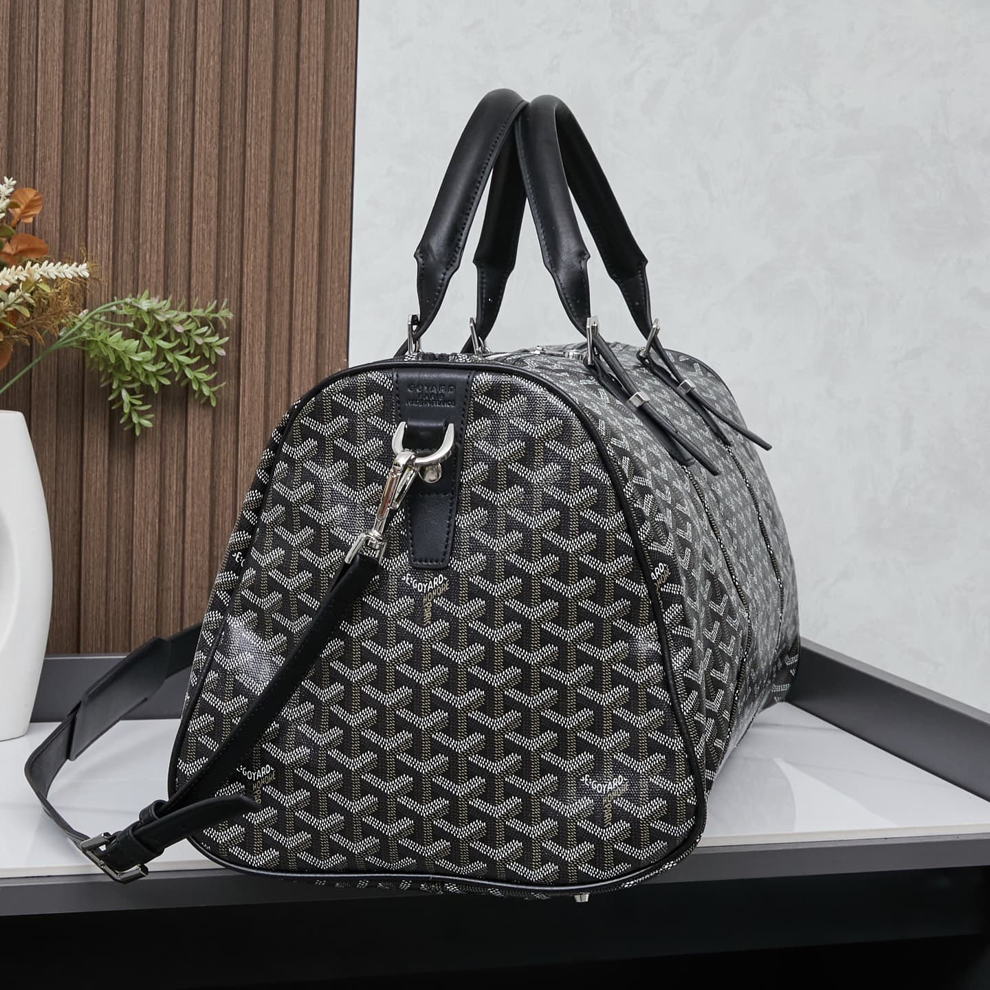 Goyard Grey Medium Crossbody Bag