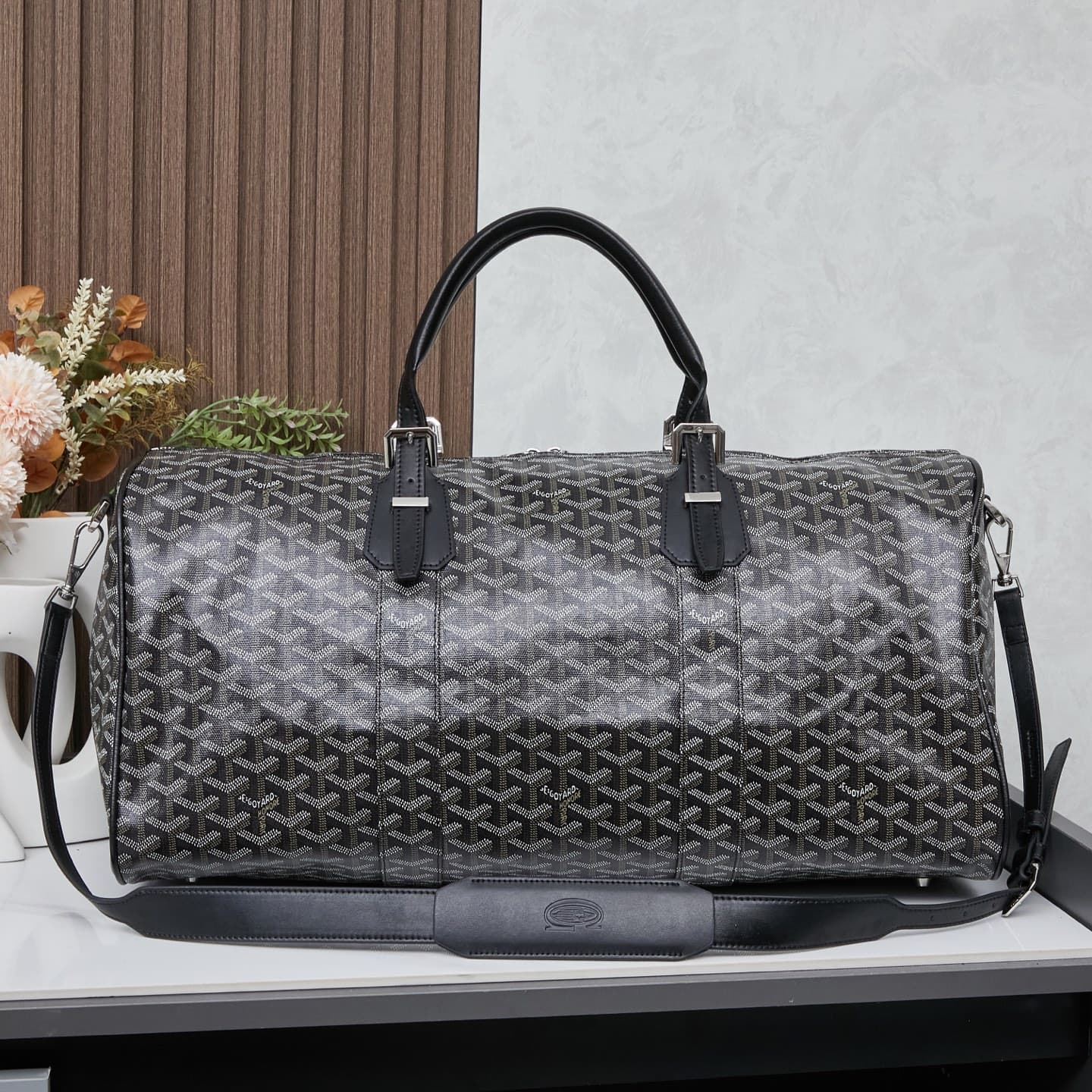 Goyard Grey Medium Crossbody Bag