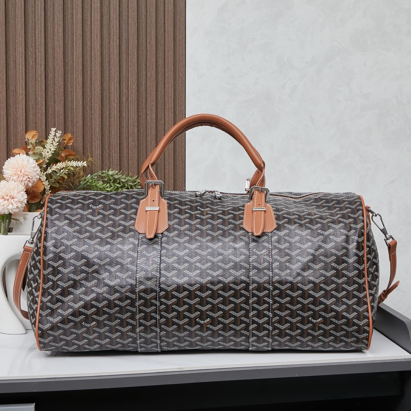 Goyard Grey Medium Crossbody Bag