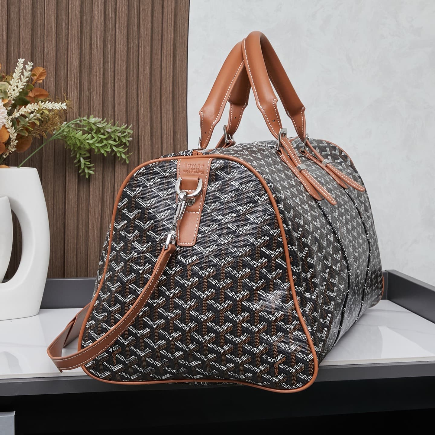 Goyard Grey Medium Crossbody Bag