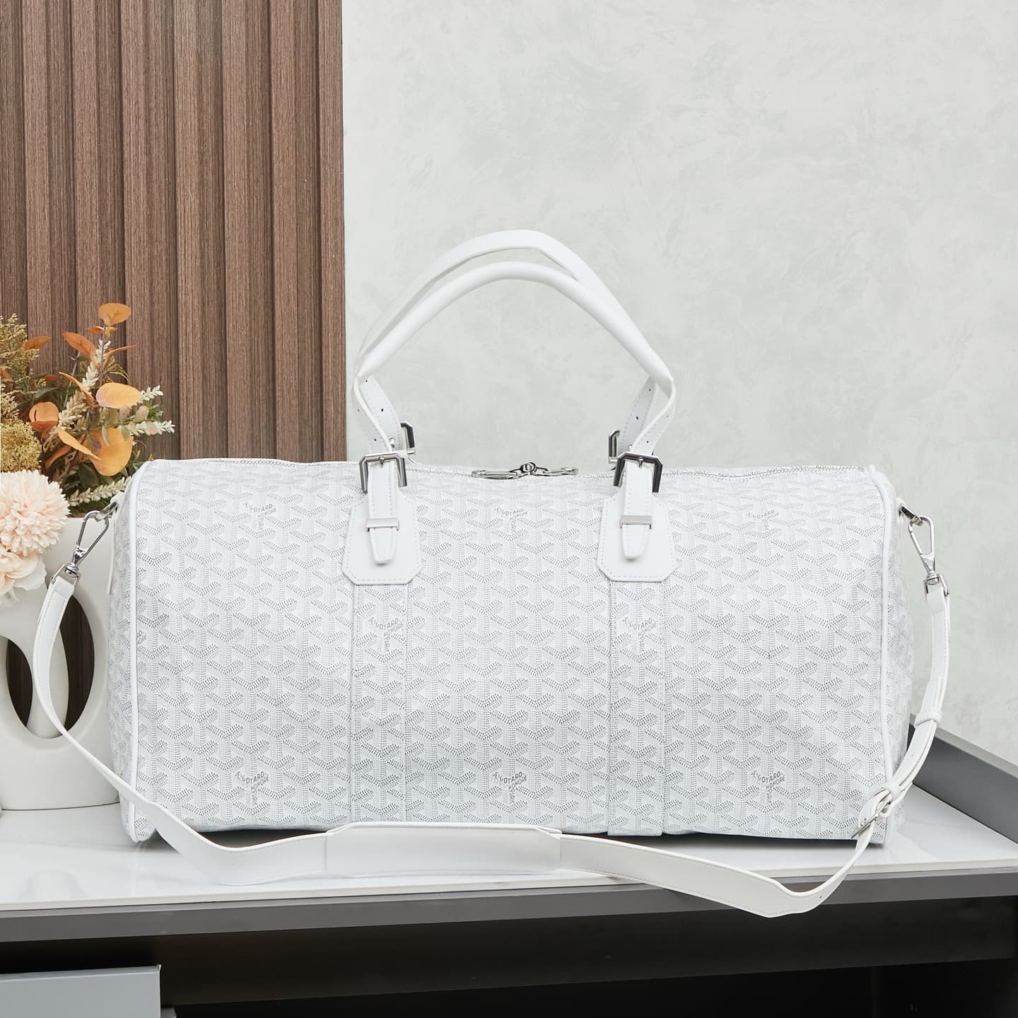 Goyard Grey Medium Crossbody Bag