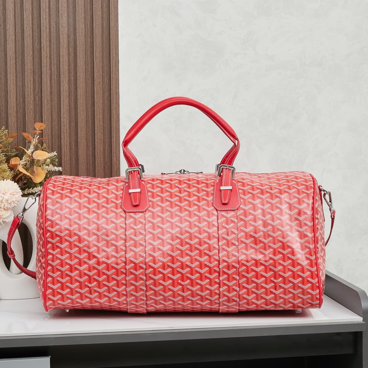 Goyard Grey Medium Crossbody Bag