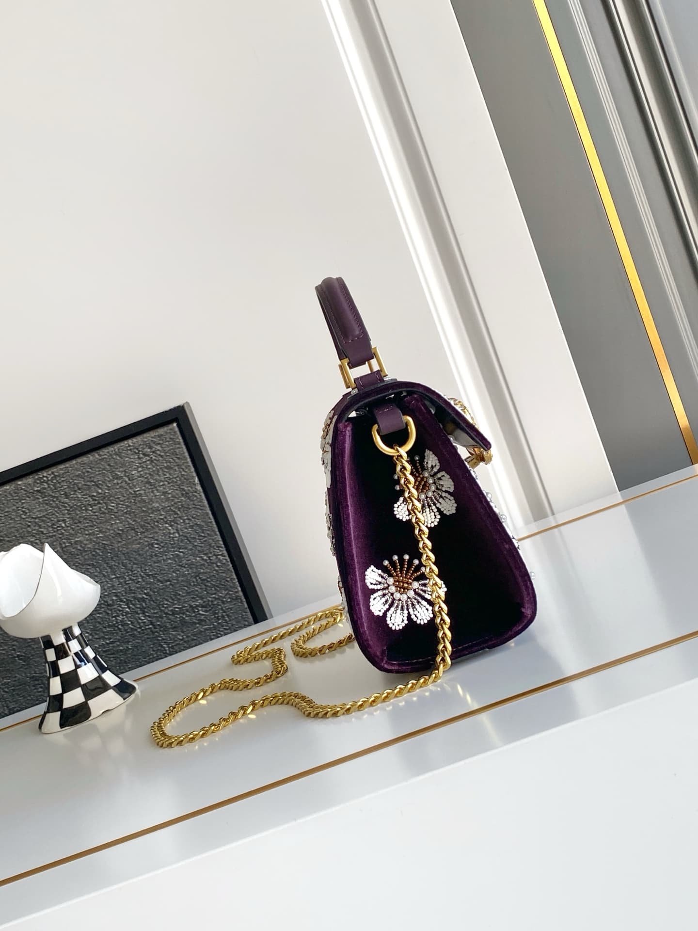 Valentino Gold Crossbody Bag 9950