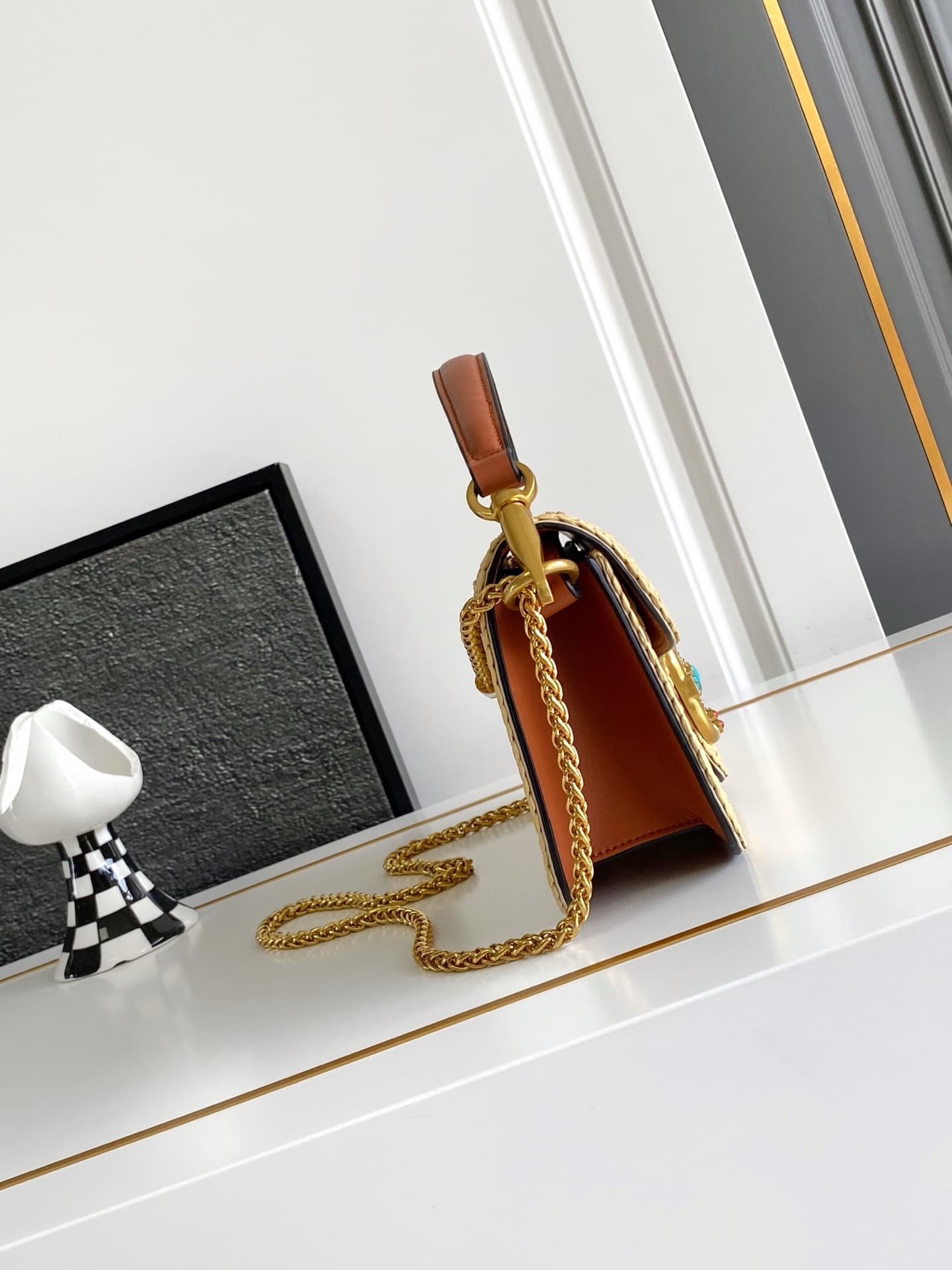 Valentino Gold Pouch 9821