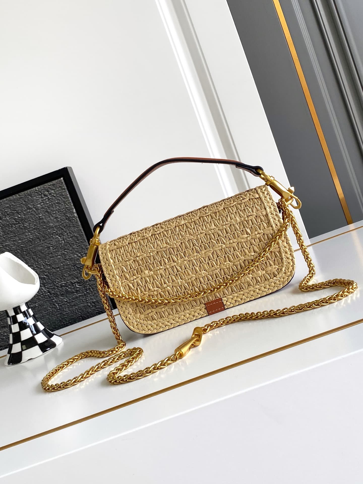 Valentino Gold Pouch 9922