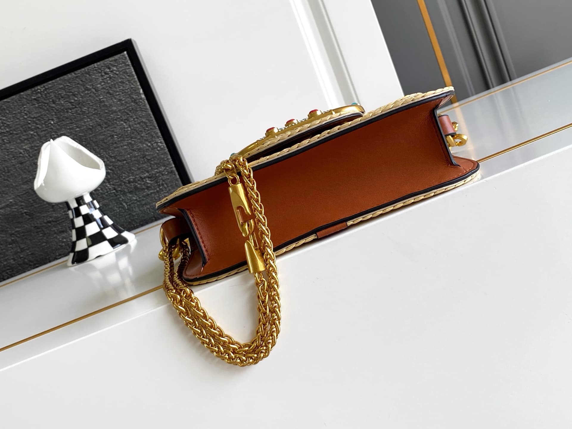 Valentino Gold Pouch 9922