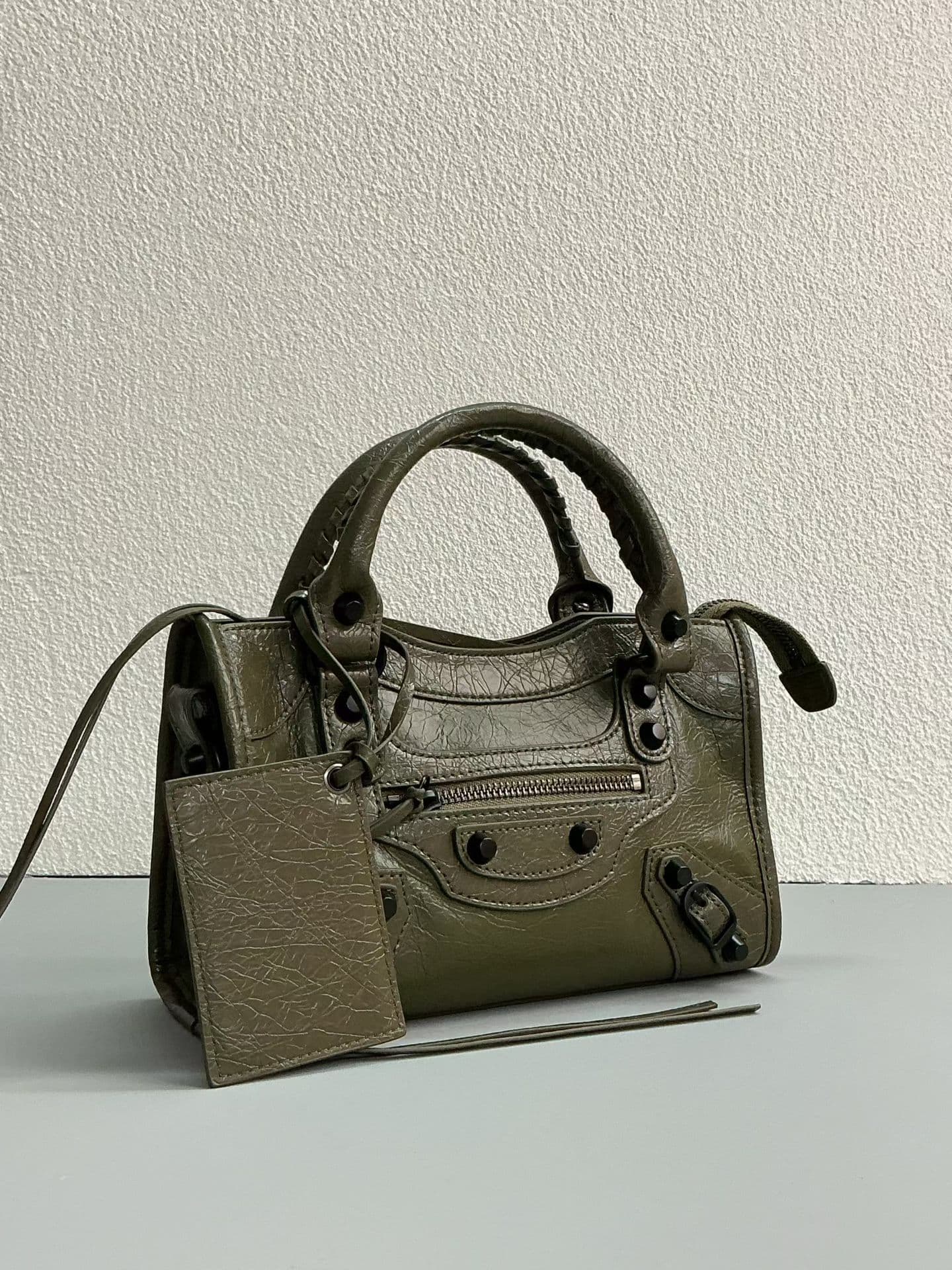 Balenciaga Le City Moto Bag 小号 小号军绿色 50025