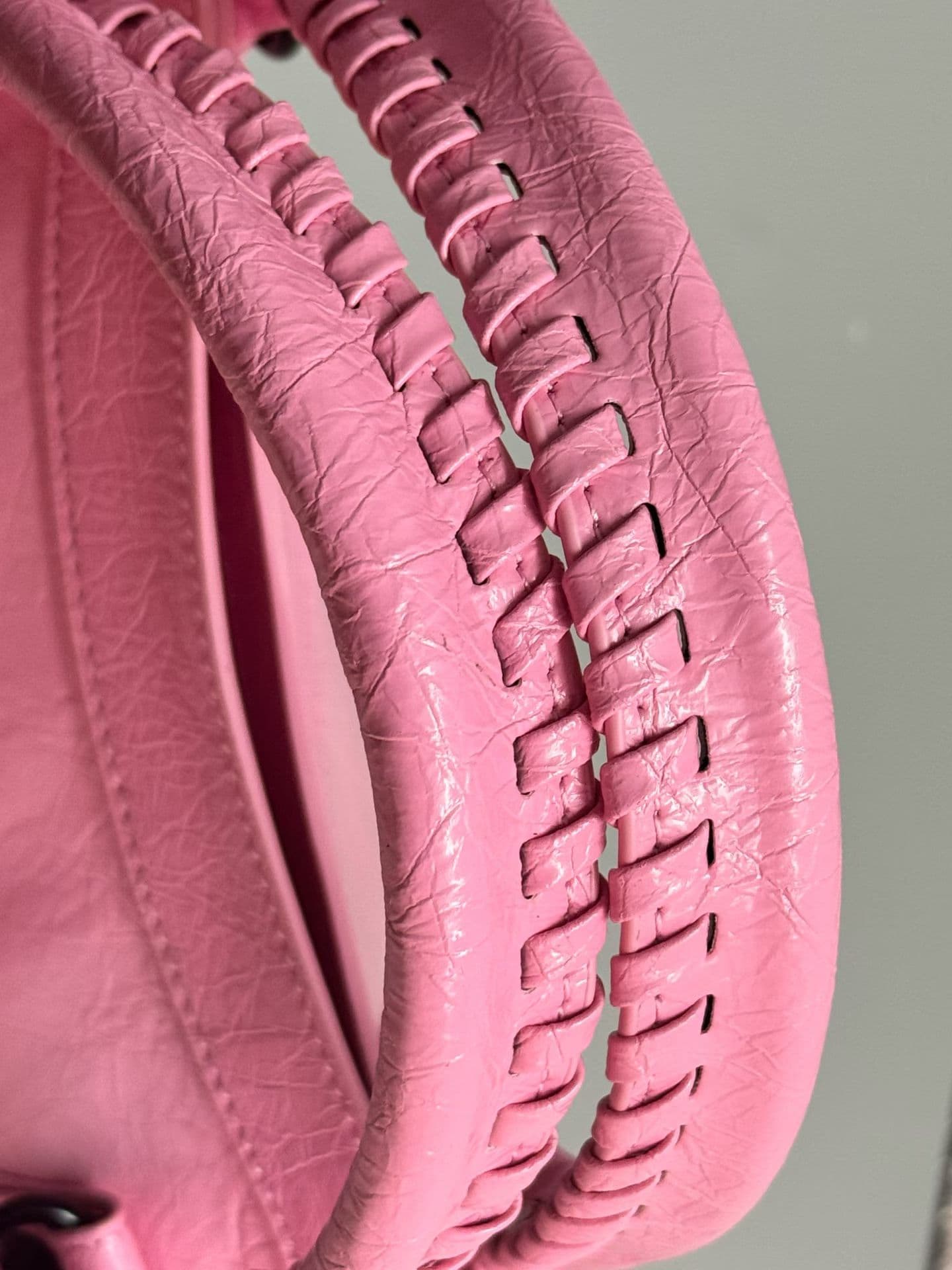 Balenciaga Le City Moto Bag 大号 大号粉红色 50025