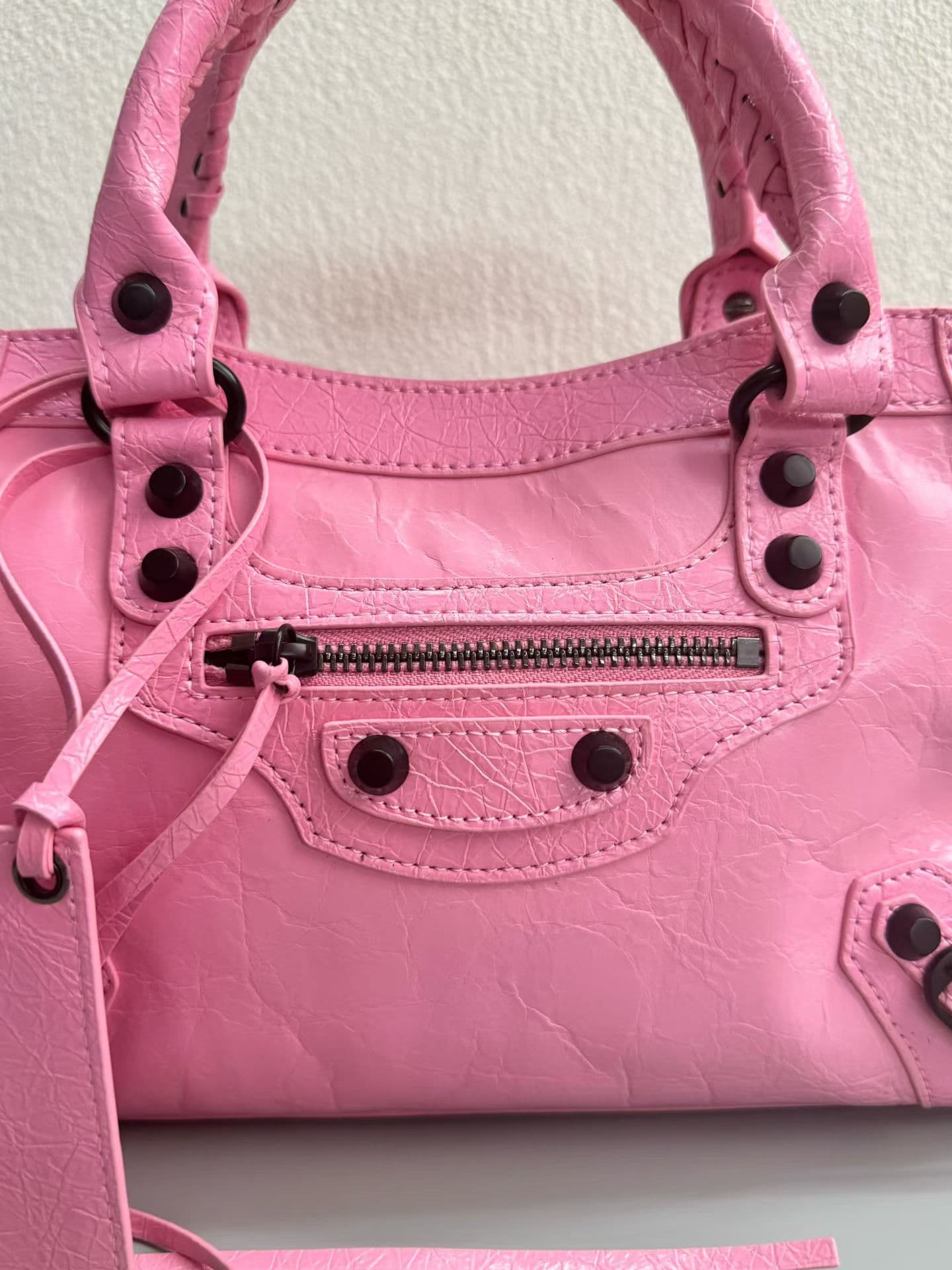 Balenciaga Le City Moto Bag 中号 中号粉红色 50025