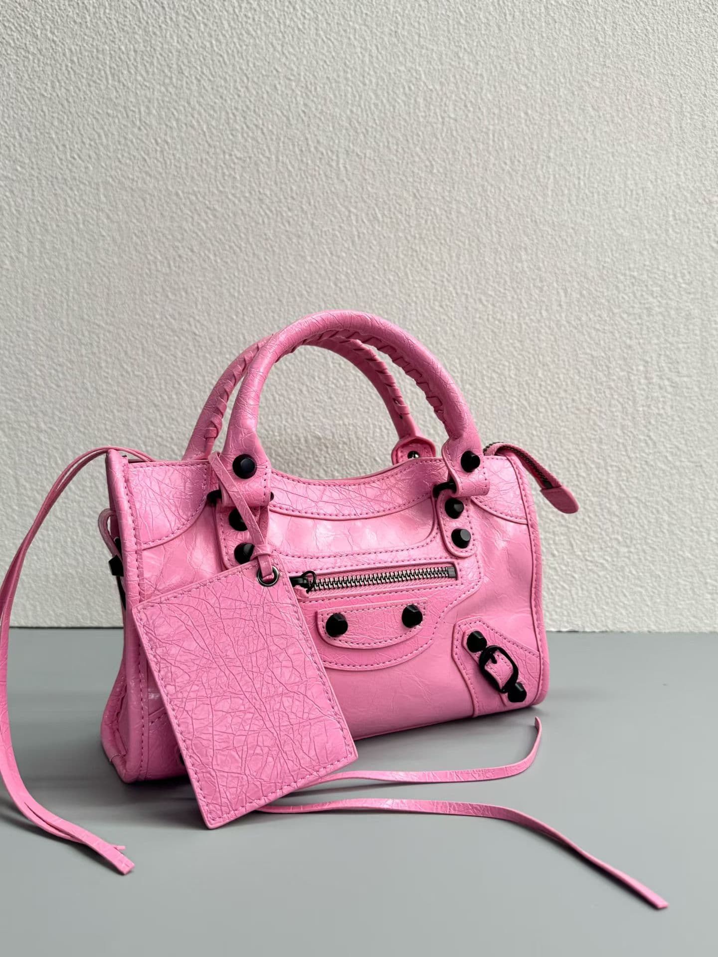 Balenciaga Le City Moto Bag 小号 小号粉红色 50025