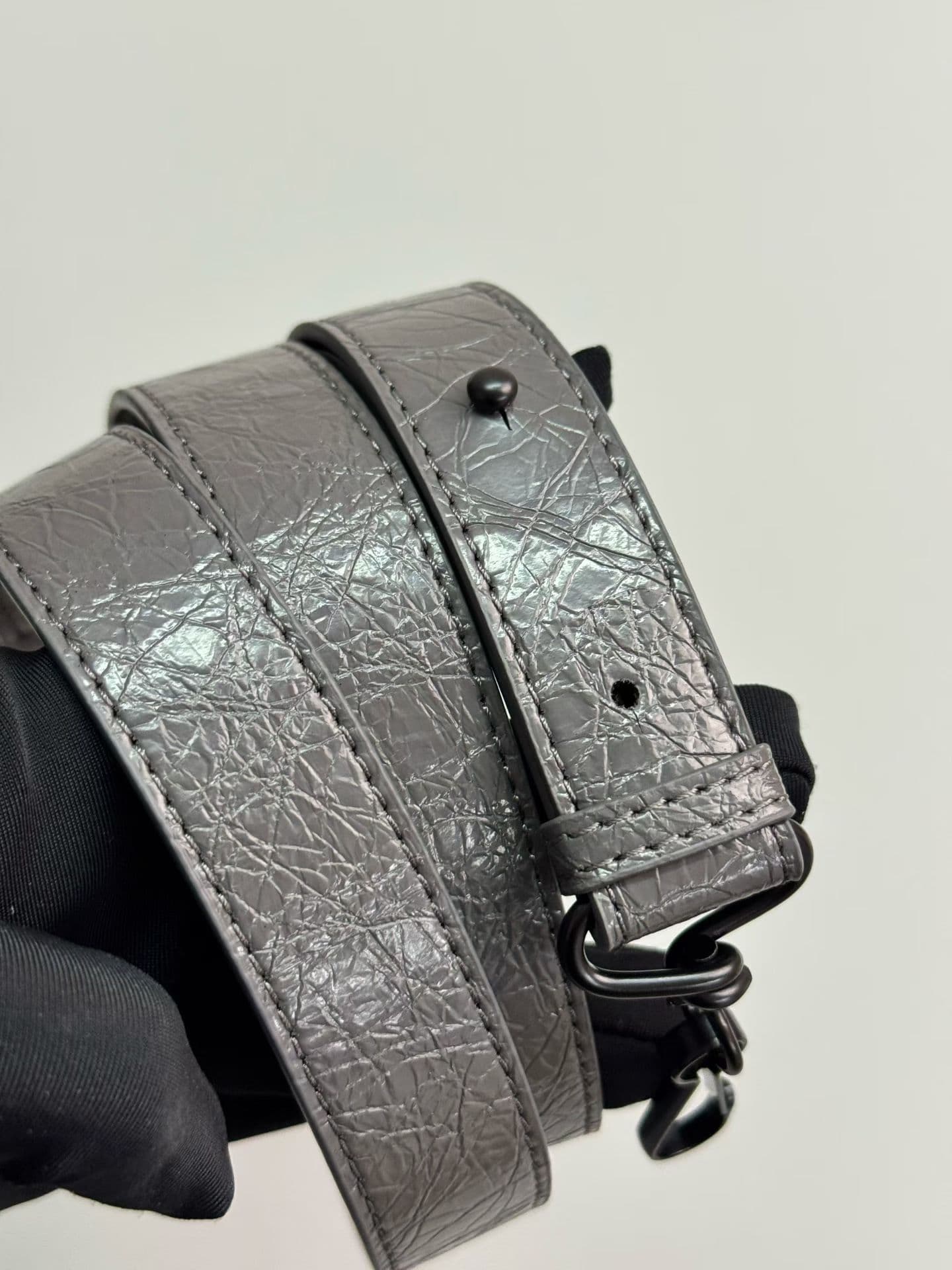 Balenciaga Le City Moto Bag 大号 大号灰色 50025