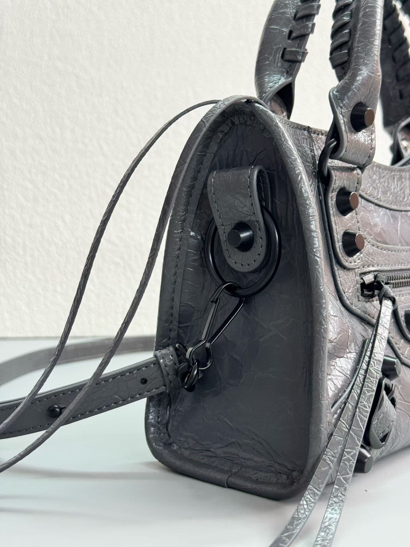 Balenciaga Le City Moto Bag 小号 小号灰 50025