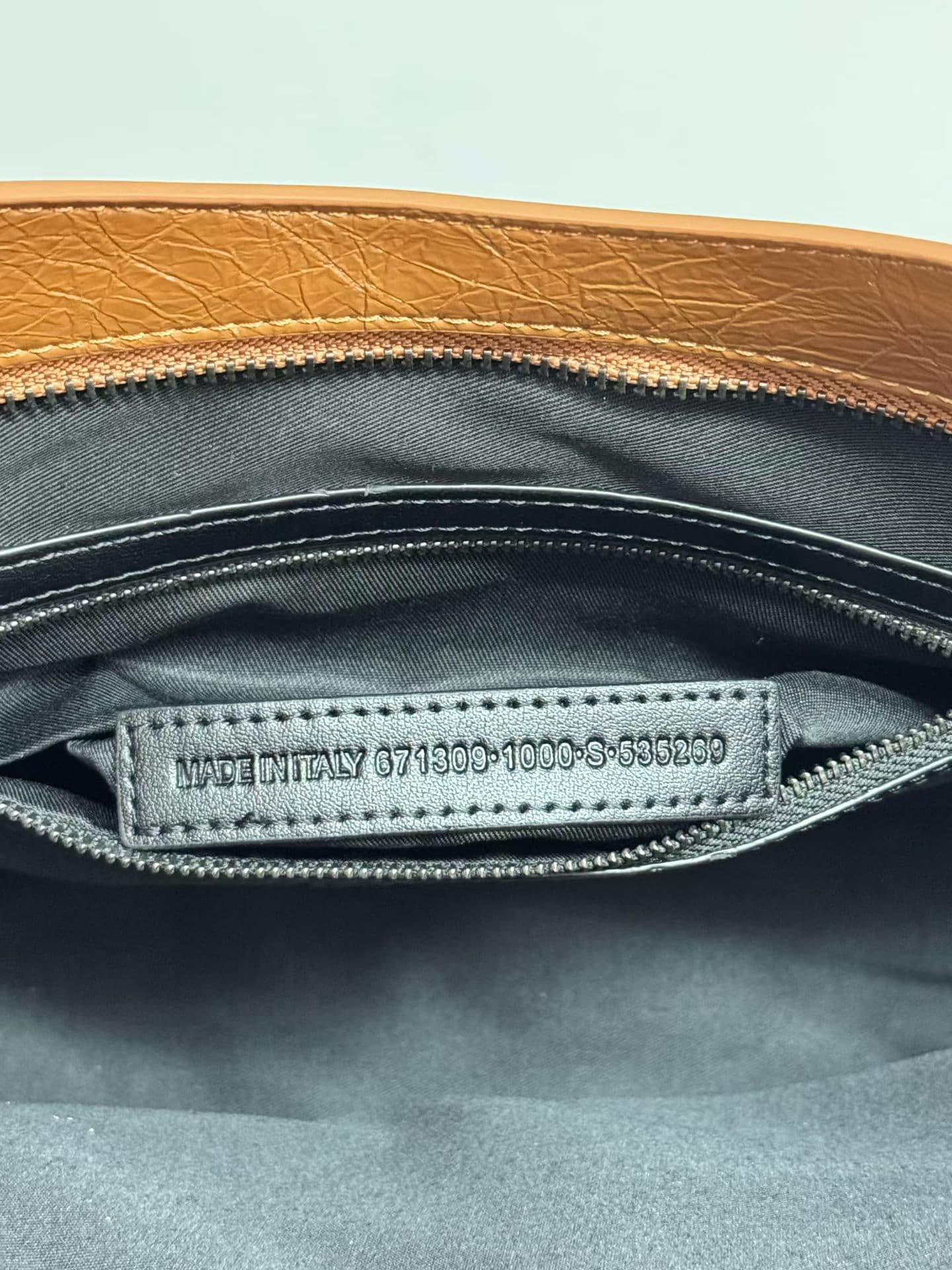 Balenciaga Le City Moto Bag 大号 大号棕色 50025