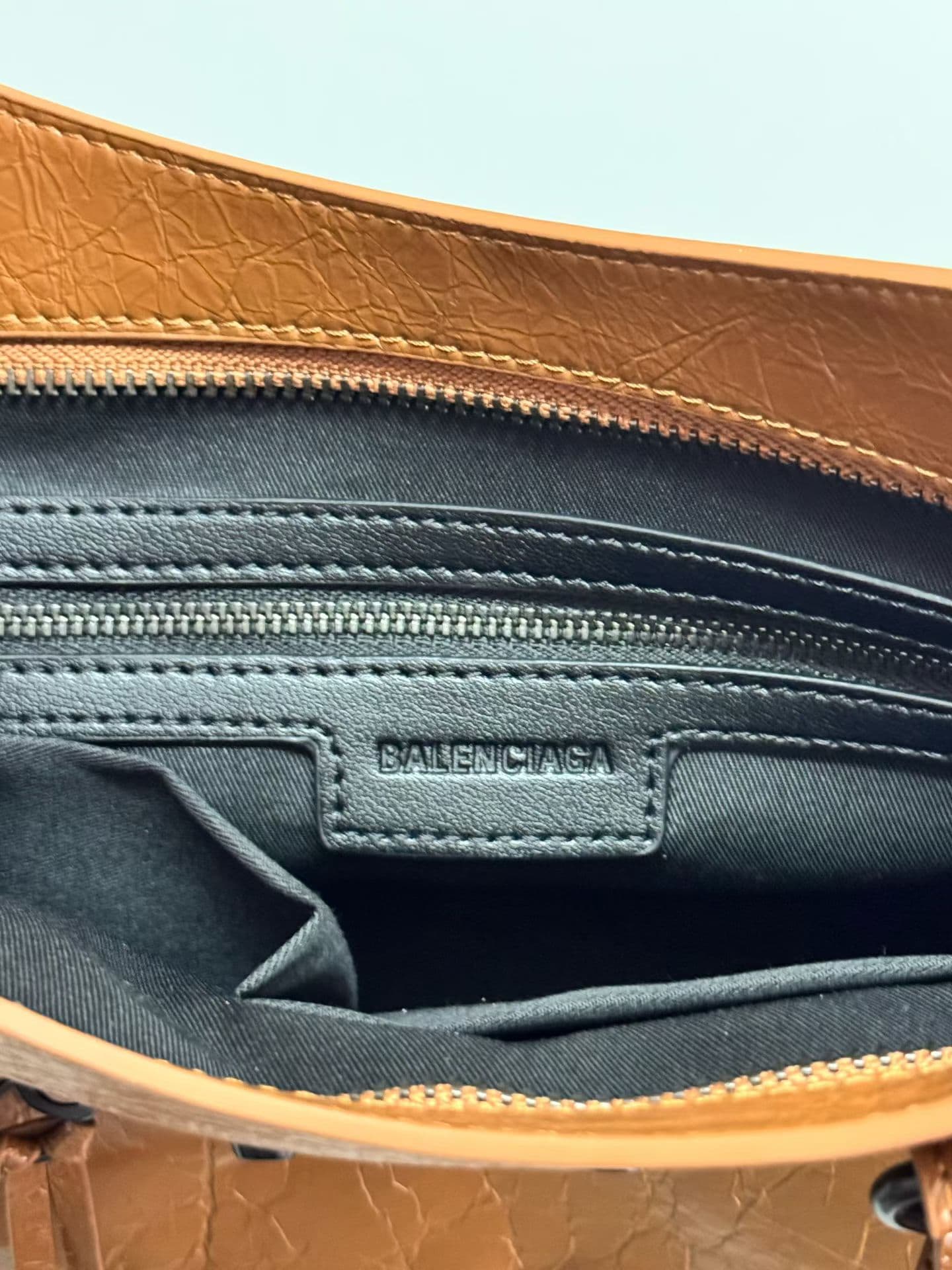 Balenciaga Le City Moto Bag 中号 中号棕色 50025
