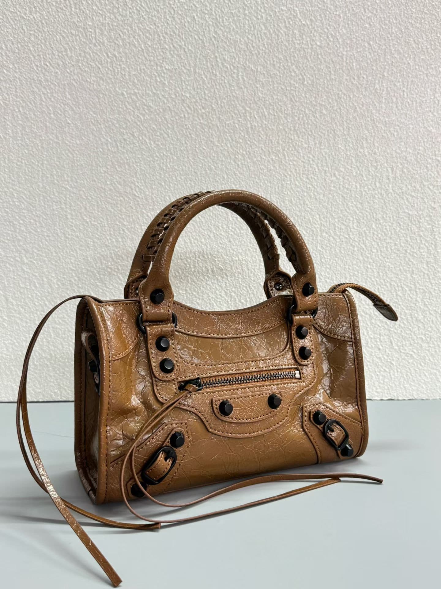 Balenciaga Le City Moto Bag 小号 小号棕 50025
