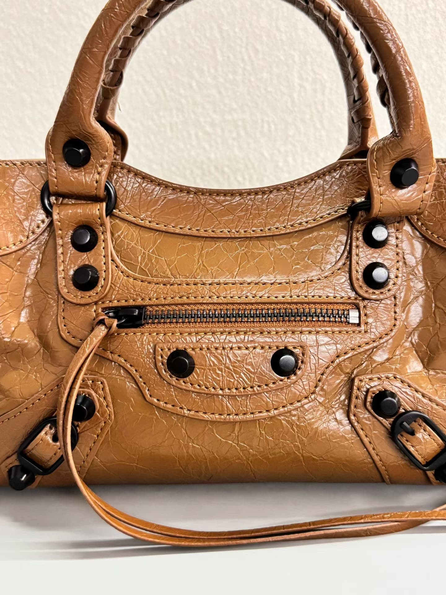 Balenciaga Le City Moto Bag 小号 小号棕 50025
