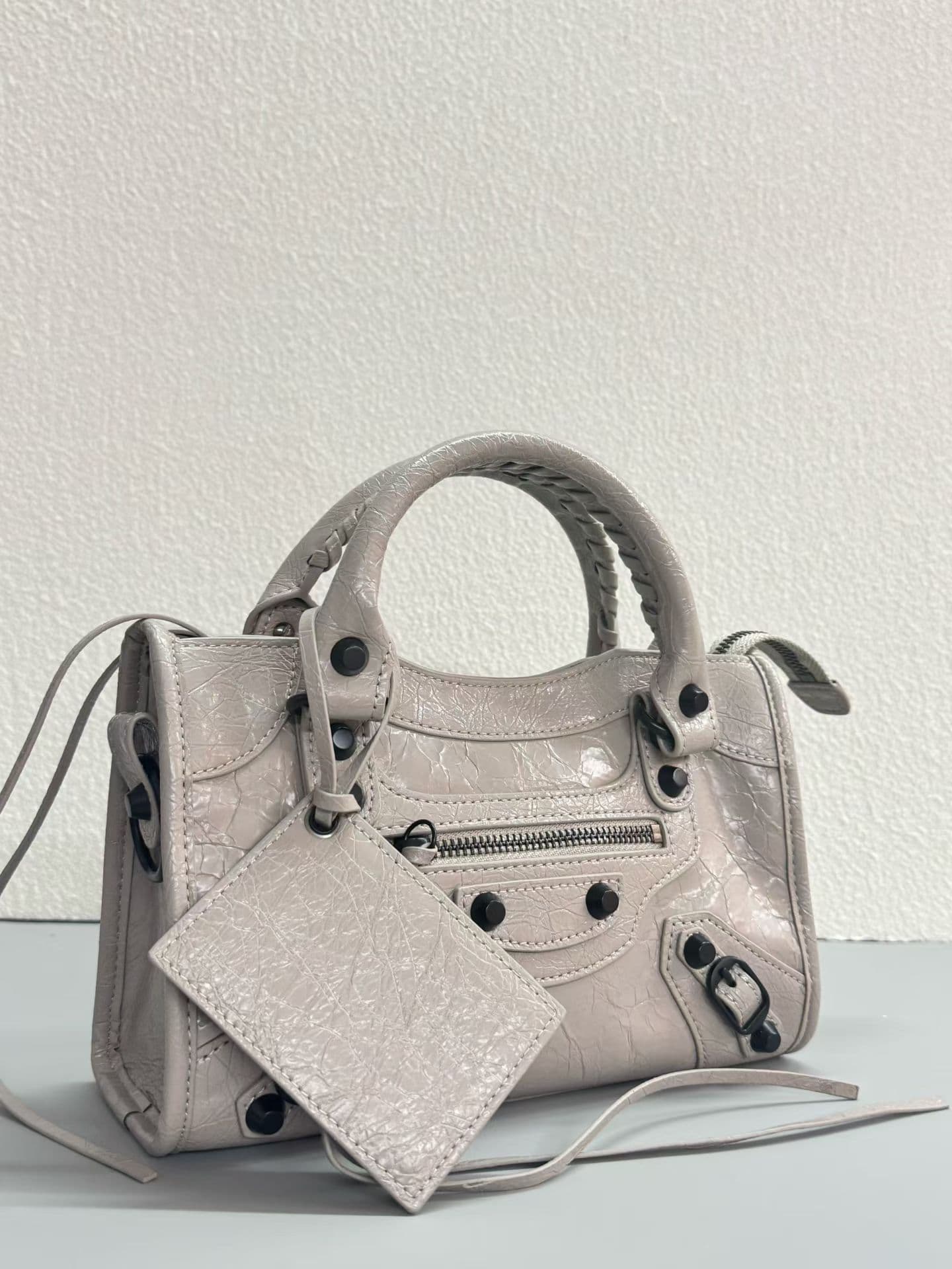 Balenciaga Le City Moto Bag 小号 小号奶茶色 50025