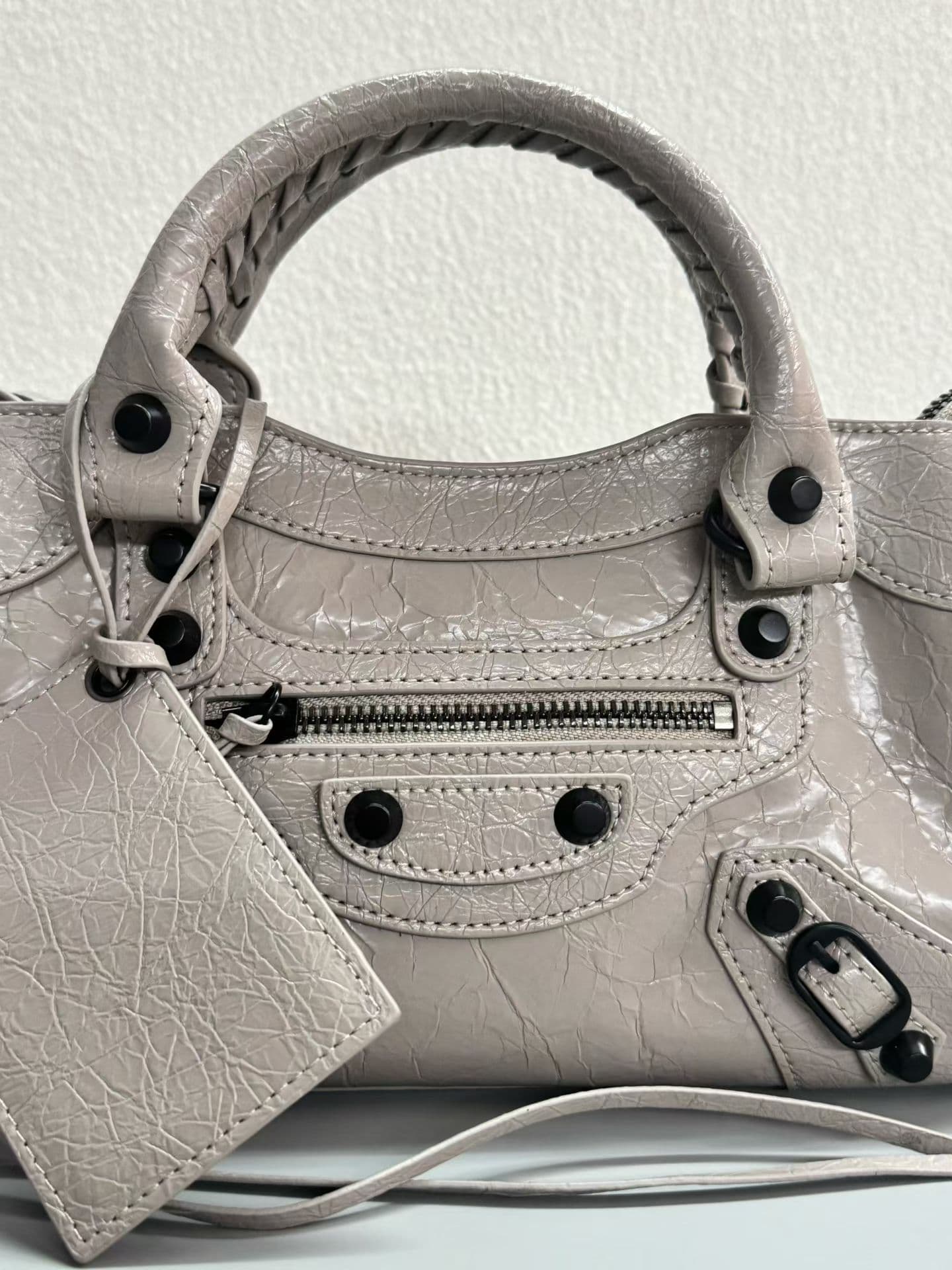 Balenciaga Le City Moto Bag 小号 小号奶茶色 50025