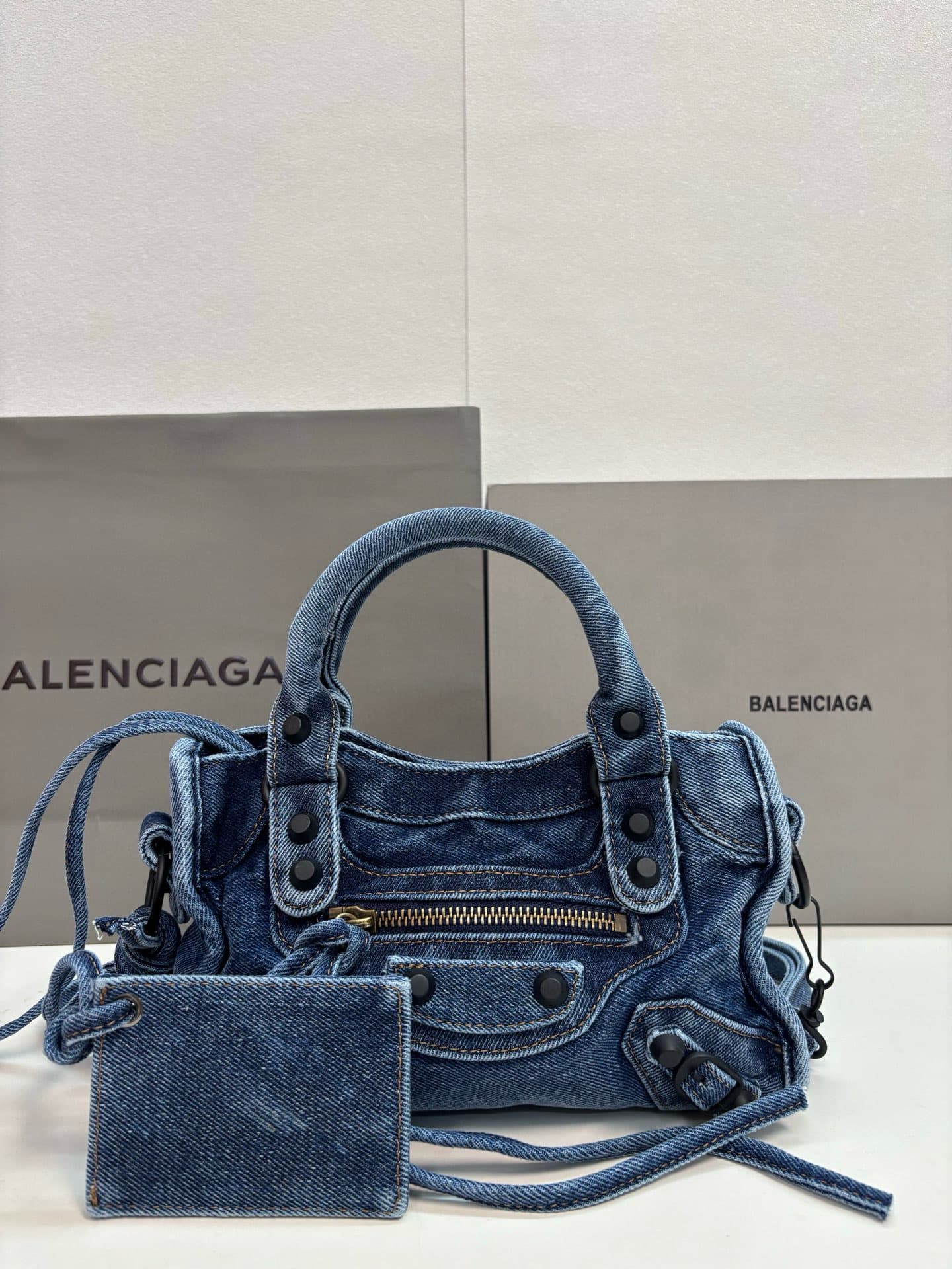 Balenciaga Small Le City Moto Bag 50025