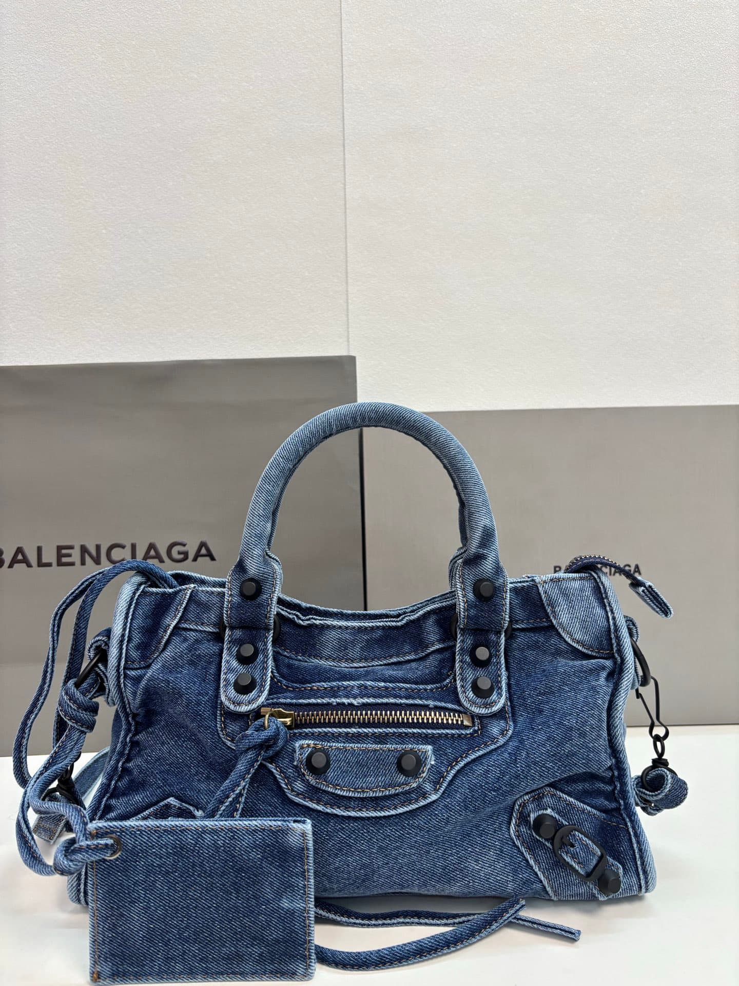 Balenciaga Small Le City Moto Bag 50025