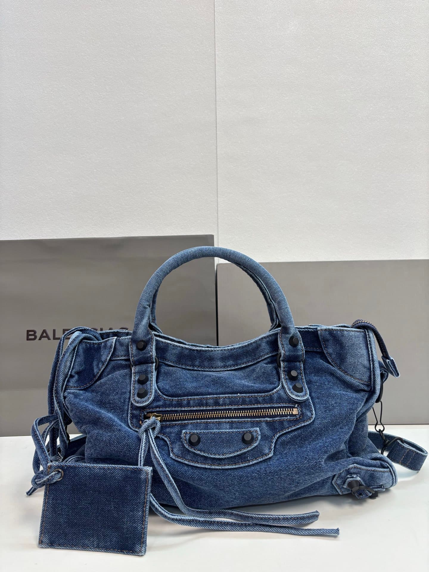 Balenciaga Small Le City Moto Bag 50025