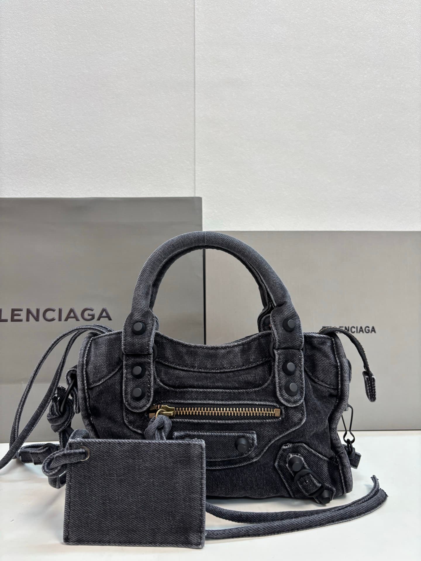 Balenciaga Small Le City Moto Bag 50025