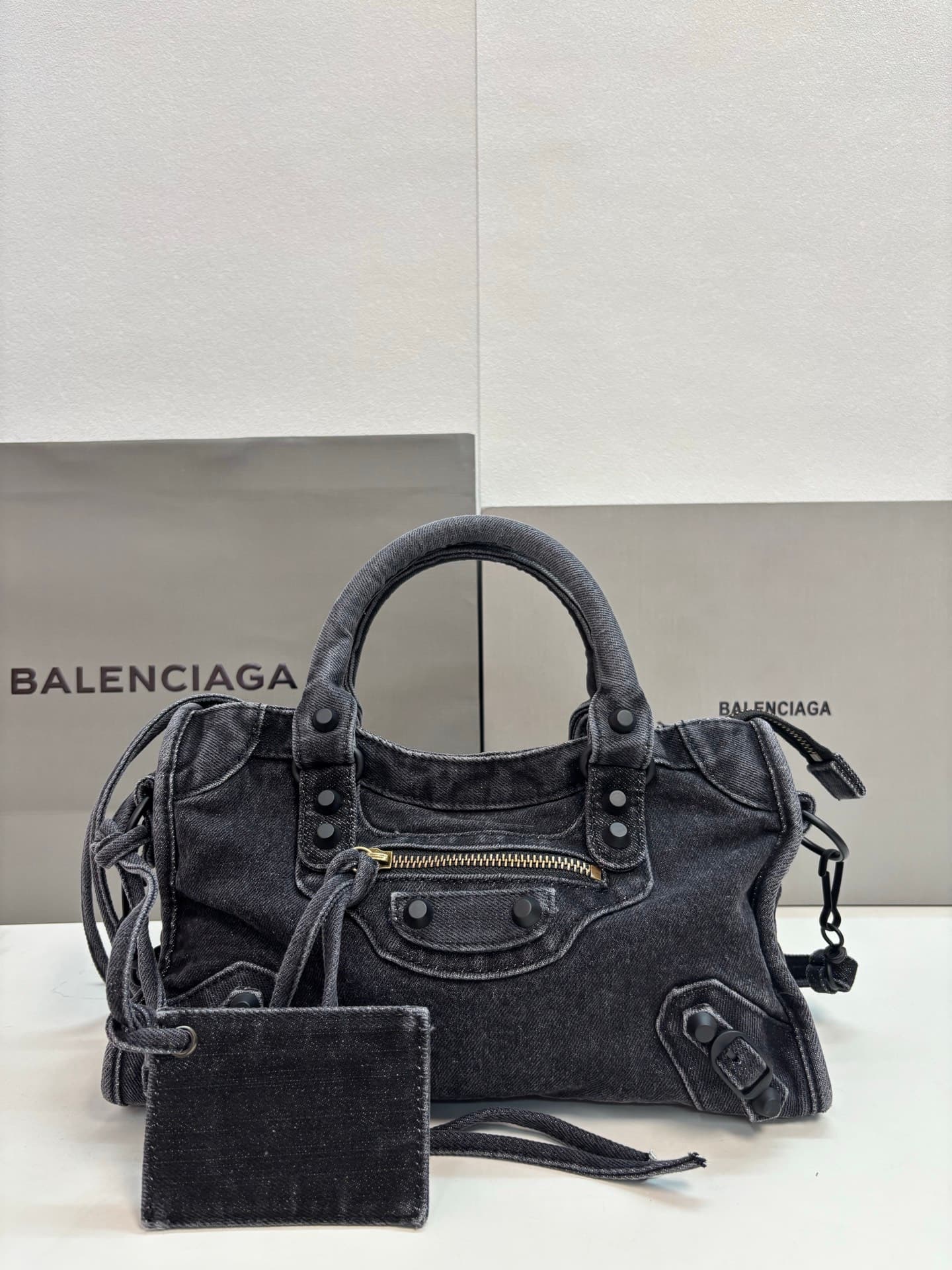 Balenciaga Small Le City Moto Bag 50025